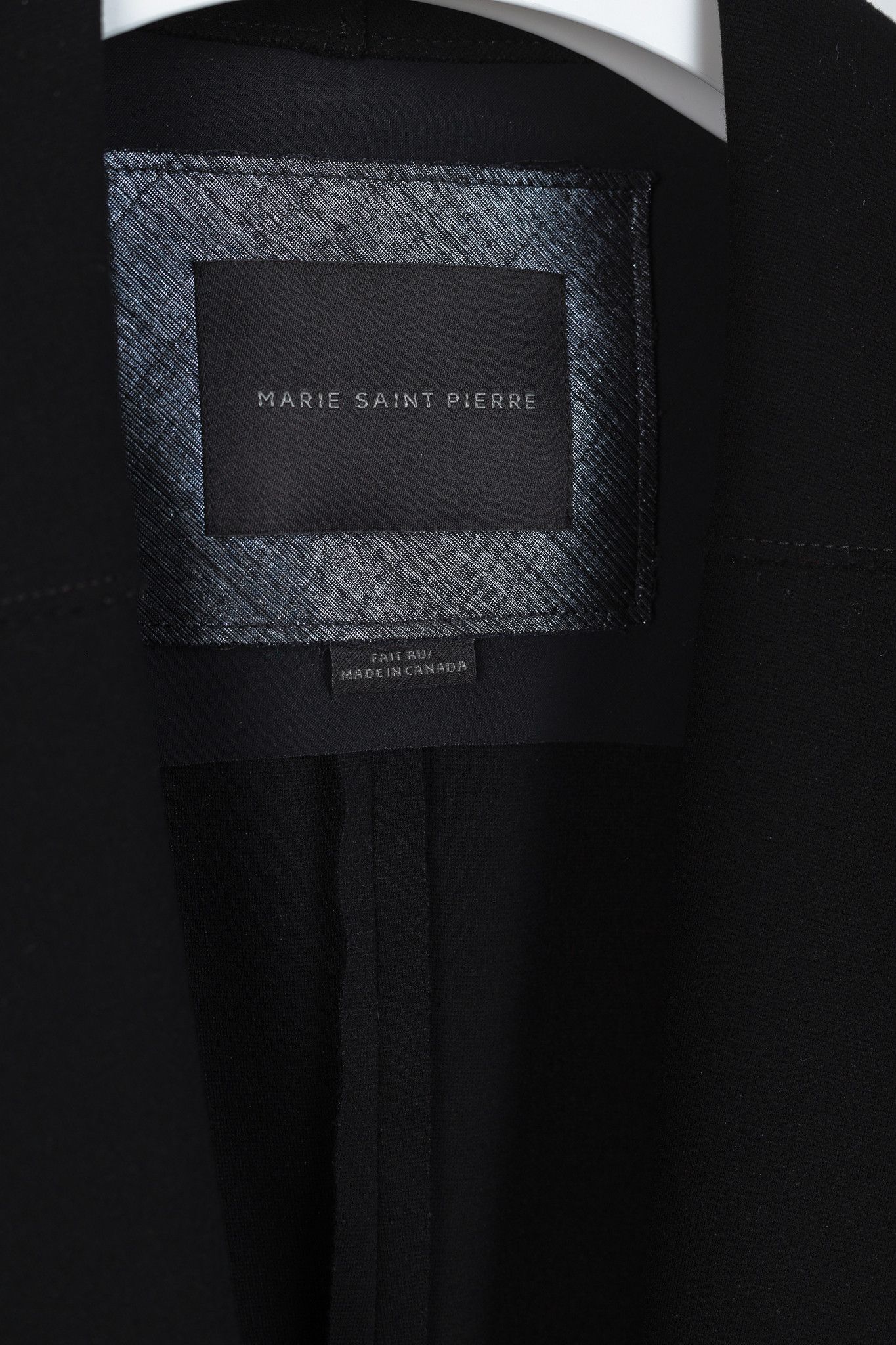 Marie Saint Pierre Marie Saint Pierre Metallic Ruffle Ponte Open-Front Coat Size L / US 10 / IT 46 - 4 Thumbnail