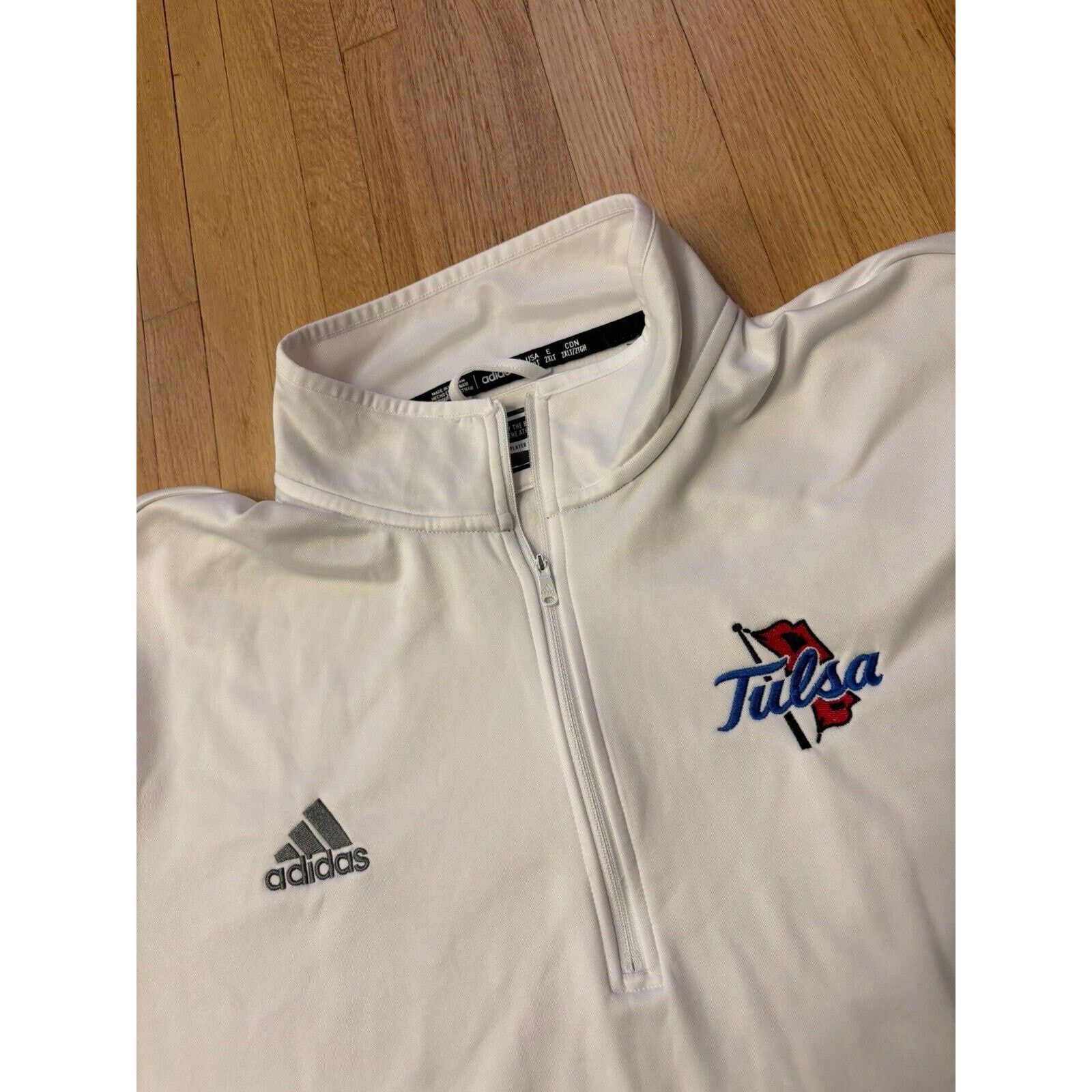 Adidas Adidas Tulsa Golden Hurricanes NCAA Mens Size 2XLT 1/4 Zip Size US XXL / EU 58 / 5 - 4 Thumbnail