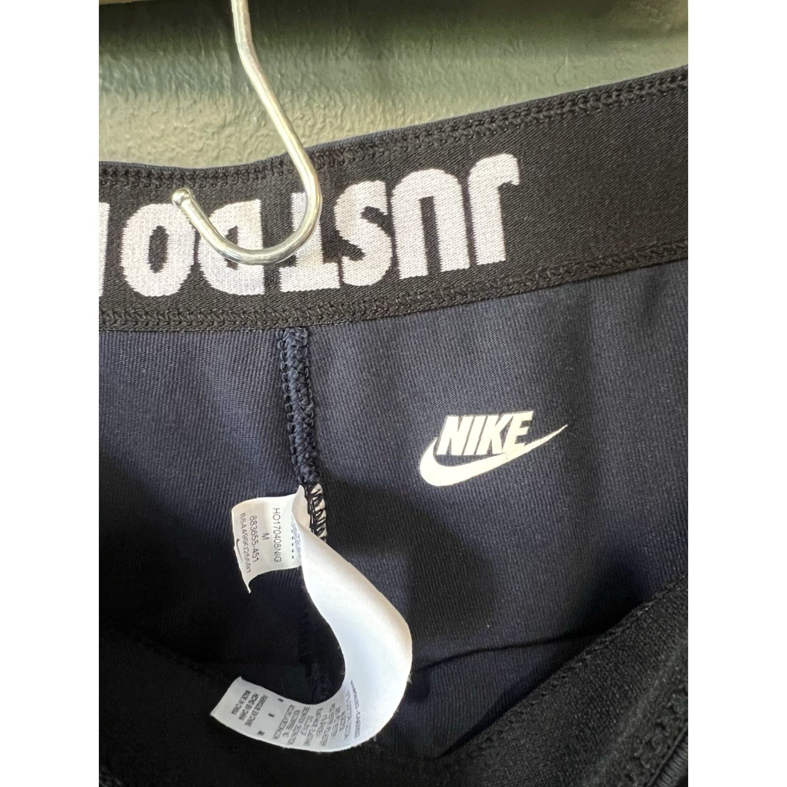 Nike Nike Womens Leggings Tapered Cropped Activewear Size M Blue Pants Size 32" / US 10 / IT 46 - 3 Thumbnail