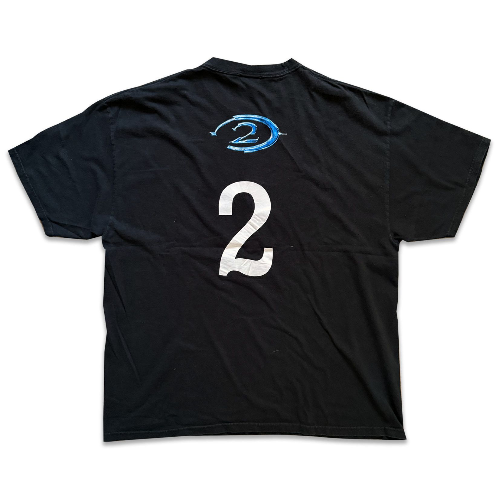 Vintage 2004 Vintage Halo 2 Go Earth Logo Promo Tee Size US XL / EU 56 / 4 - 2 Thumbnail