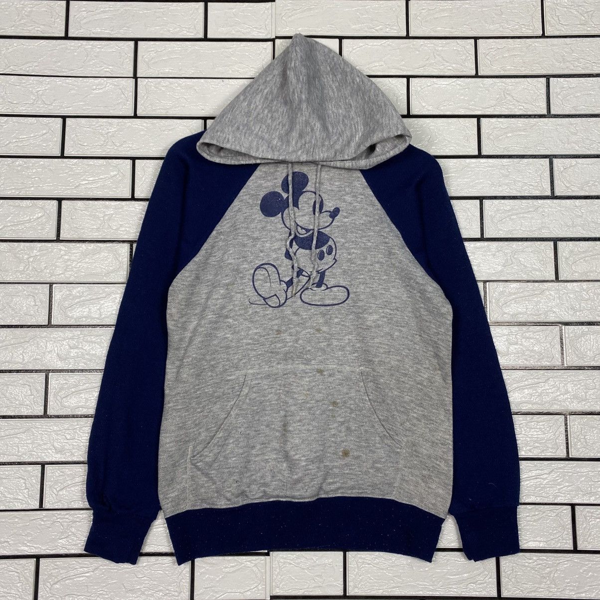 Vintage 📌Vintage Hoodie Sweater Mickey Mouse Big Logo Size US S / EU 44-46 / 1 - 2 Thumbnail