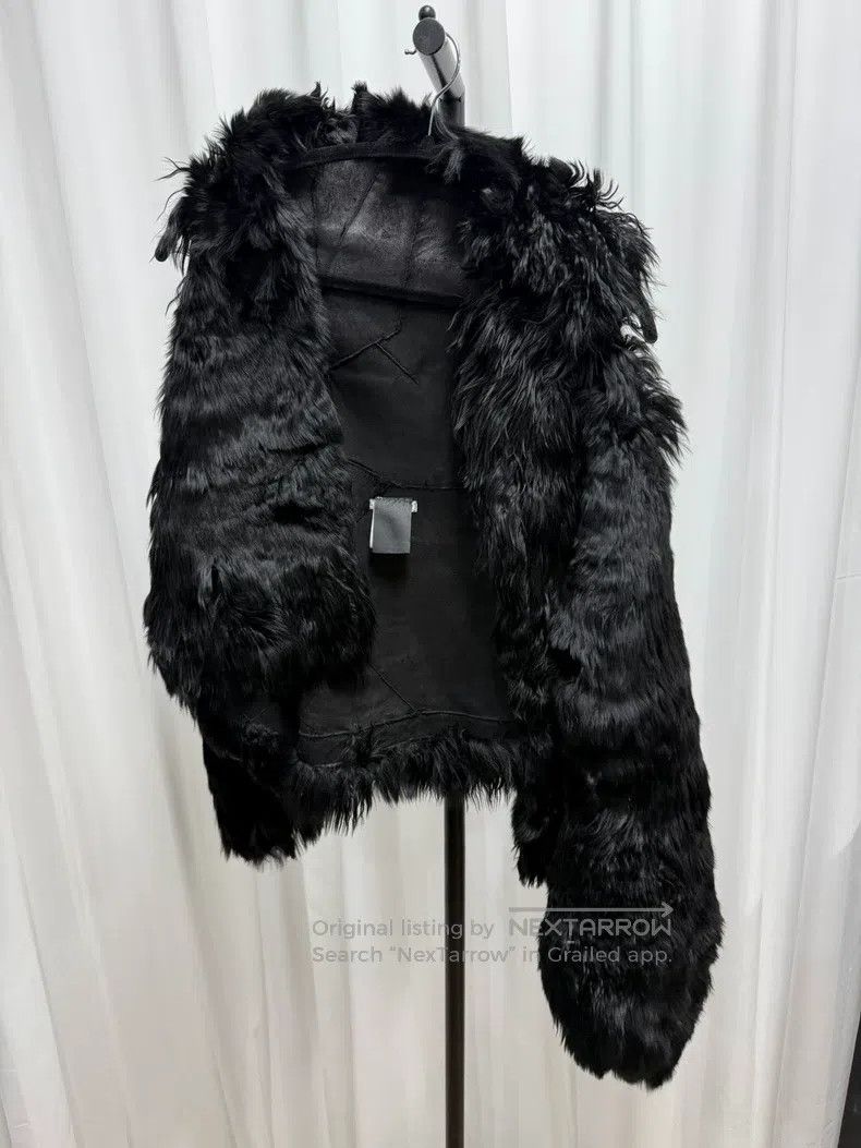 Ann Demeulemeester Ann Demeulemeester Size S fur paneled three-hole vest cape Size S / US 4 / IT 40 - 1 Thumbnail
