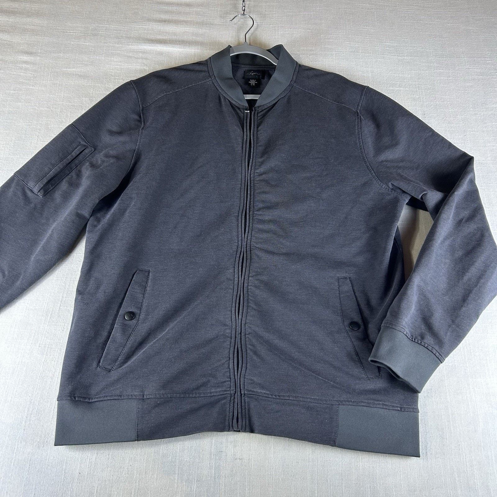 Greg Norman Greg Norman Full Zip Golf Athletic W/ Pocket Sz L Grey Size US L / EU 52-54 / 3 - 1 Thumbnail