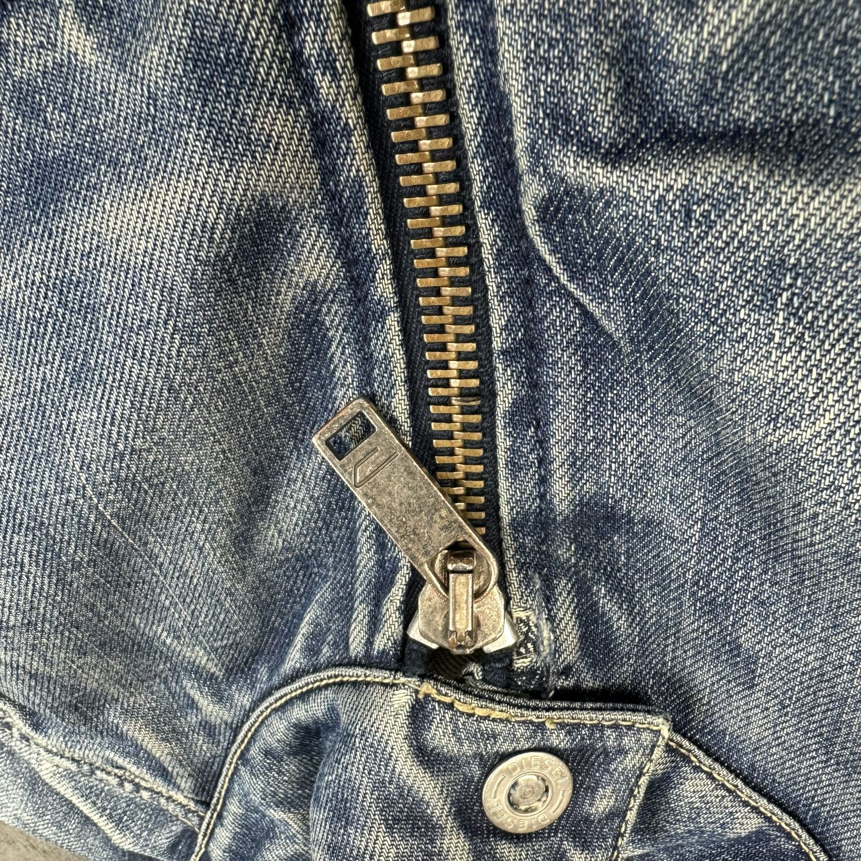 Diesel × Vintage DIESEL DYED TRUCKER DENIM JACKET Size US XXL / EU 58 / 5 - 4 Thumbnail