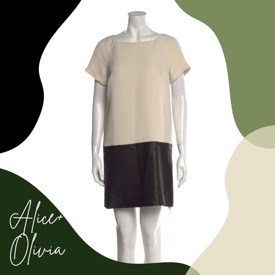 Alice + Olivia Lamb leather and delicate cream material Size M / US 6-8 / IT 42-44 - 1 Thumbnail