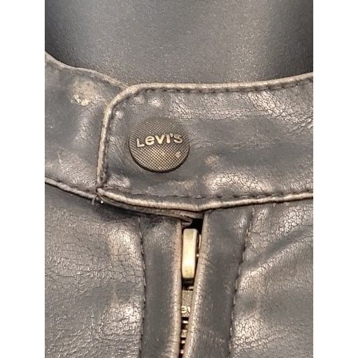 Levi's Vintage Levis Mens Y2K Dark Brown Pleather Biker Jacket Sz M Size US M / EU 48-50 / 2 - 4 Thumbnail