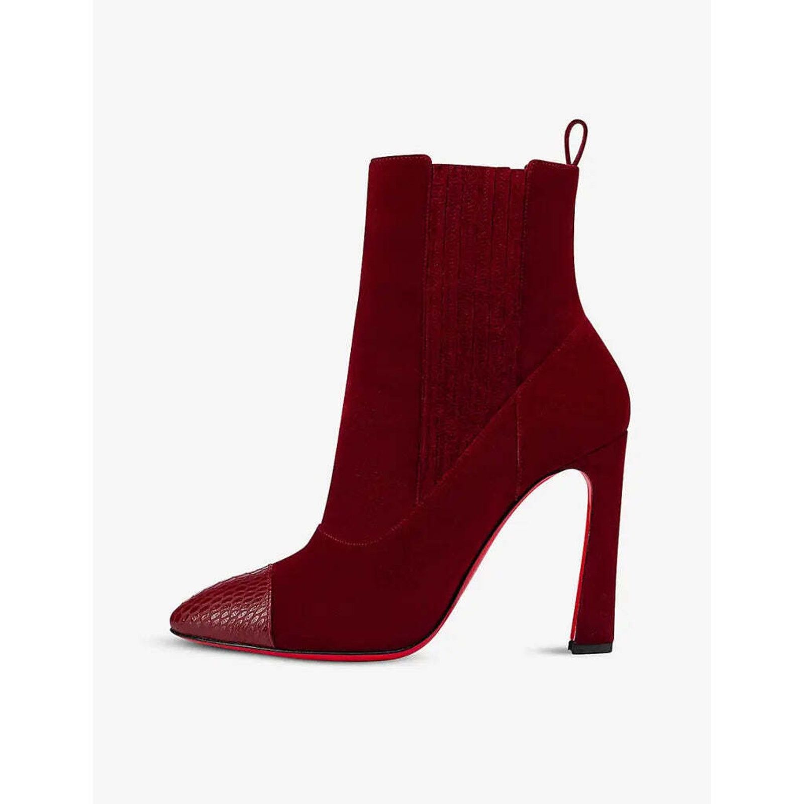 Christian Louboutin Christian Louboutin Me In The 90S 100 Tanin Red Suede Size US 7 / IT 37 - 3 Thumbnail