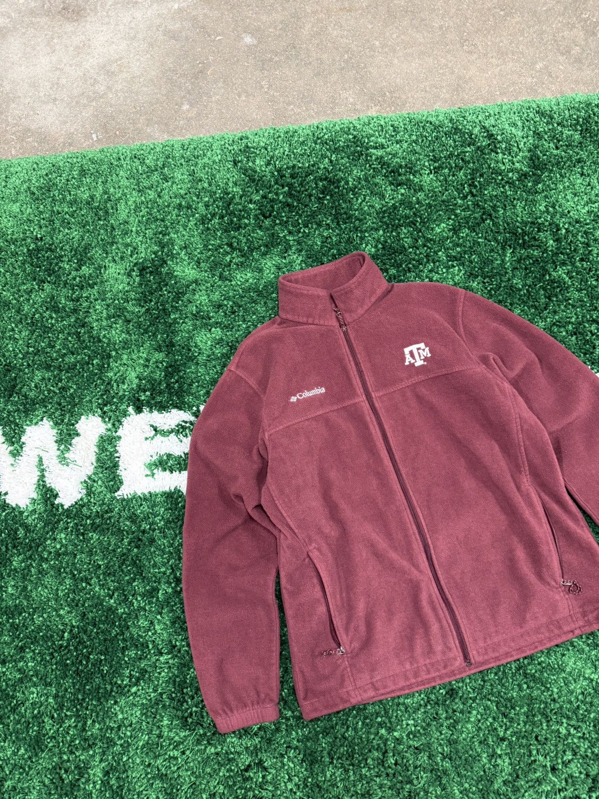 Columbia Columbia Texas A&M Aggies Red Fleece College School Large Size US L / EU 52-54 / 3 - 2 Thumbnail