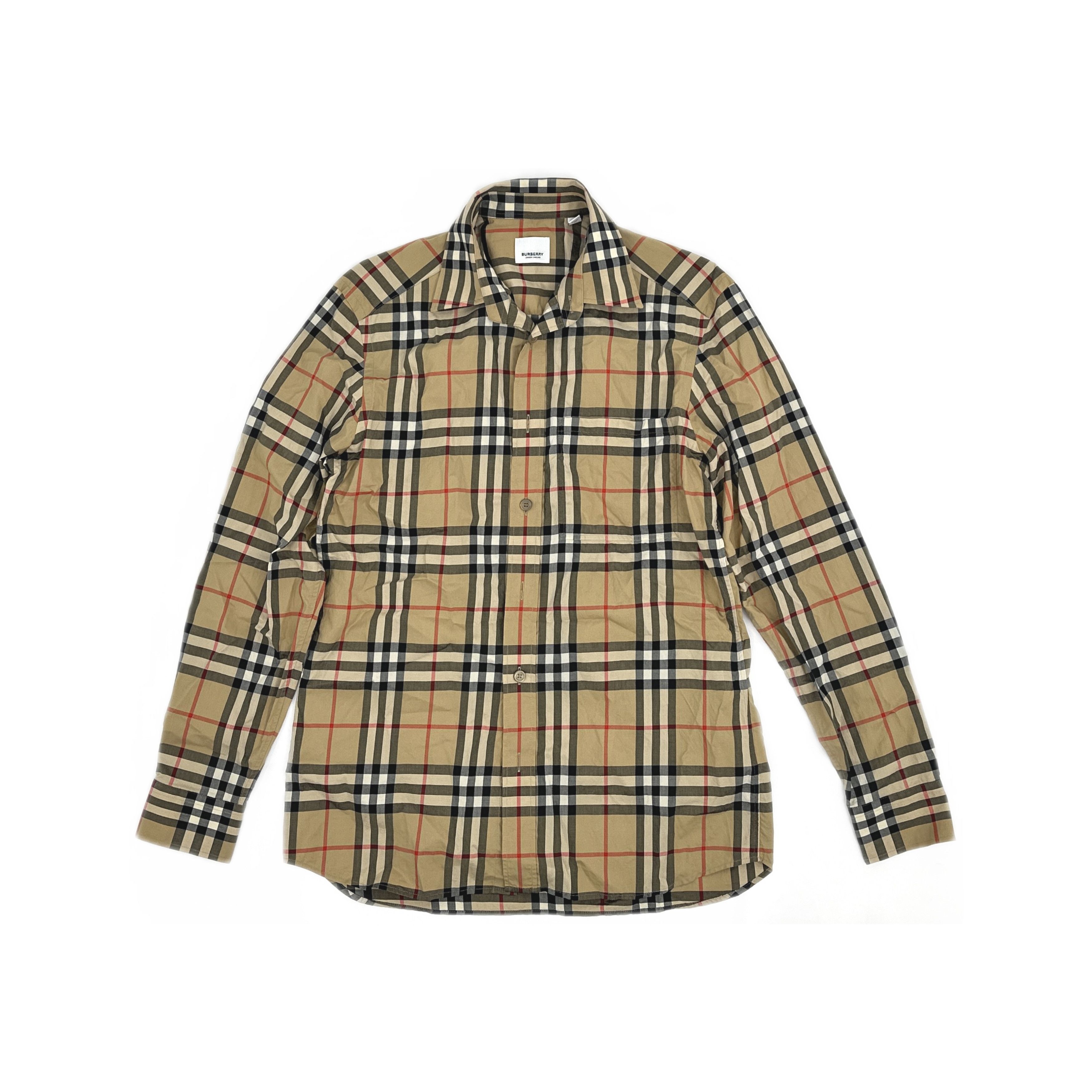 Burberry Burberry Check Cotton Shirt Size S Size US S / EU 44-46 / 1 - 1 Thumbnail