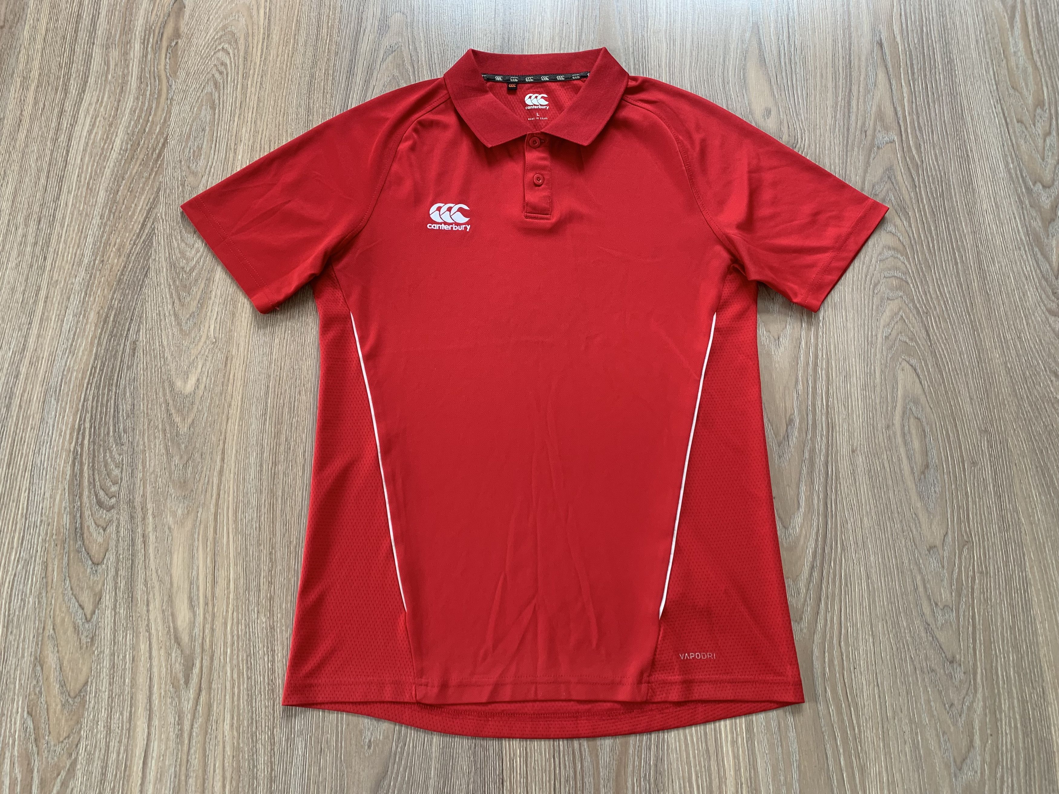 Canterbury of New Zealand Canterbury Rugby Red Training Polo T Shirt Size US L / EU 52-54 / 3 - 2 Thumbnail