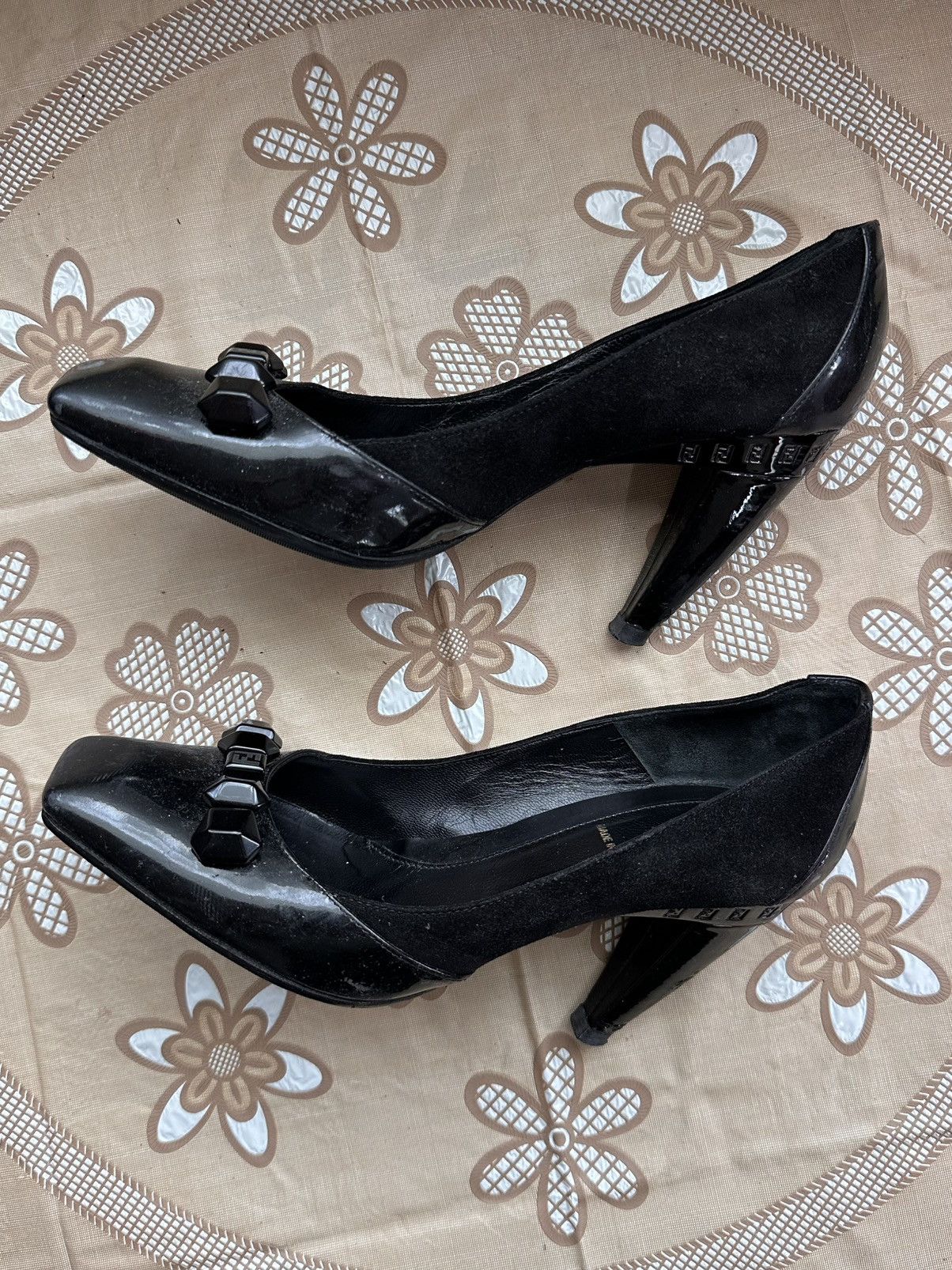 Fendi Fendi FF Logo Patent High Heels Size US 6.5 / IT 36.5 - 8 Thumbnail