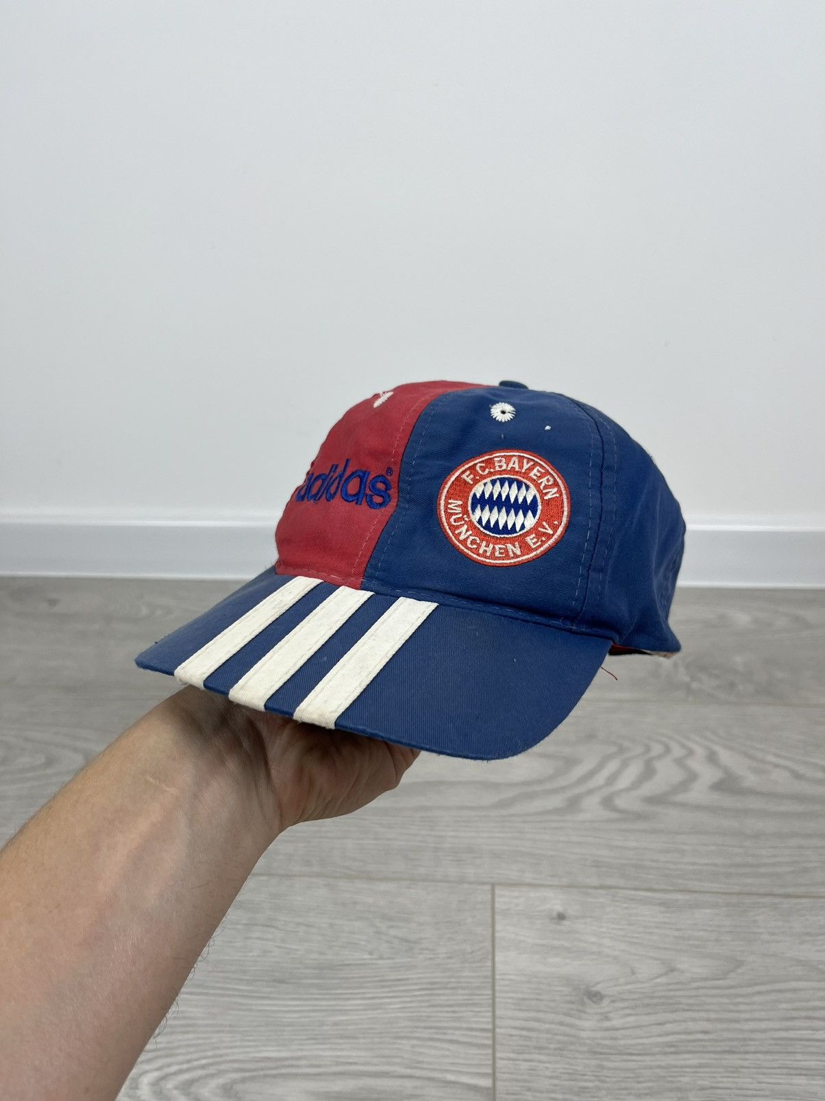 Adidas × Vintage Adidas Bayern Vintage 90s Soccer Team Cap Hat Size ONE SIZE - 6 Thumbnail