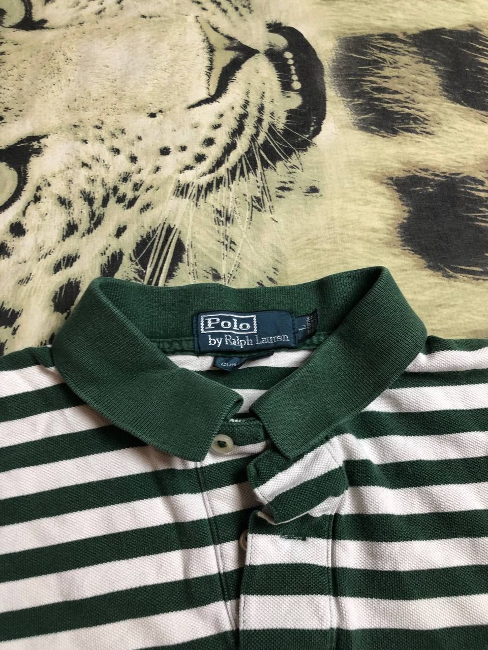 Polo Ralph Lauren Polo Ralph Lauren Custom Fit Striped Short Sleeve #3 Size US L / EU 52-54 / 3 - 2 Thumbnail