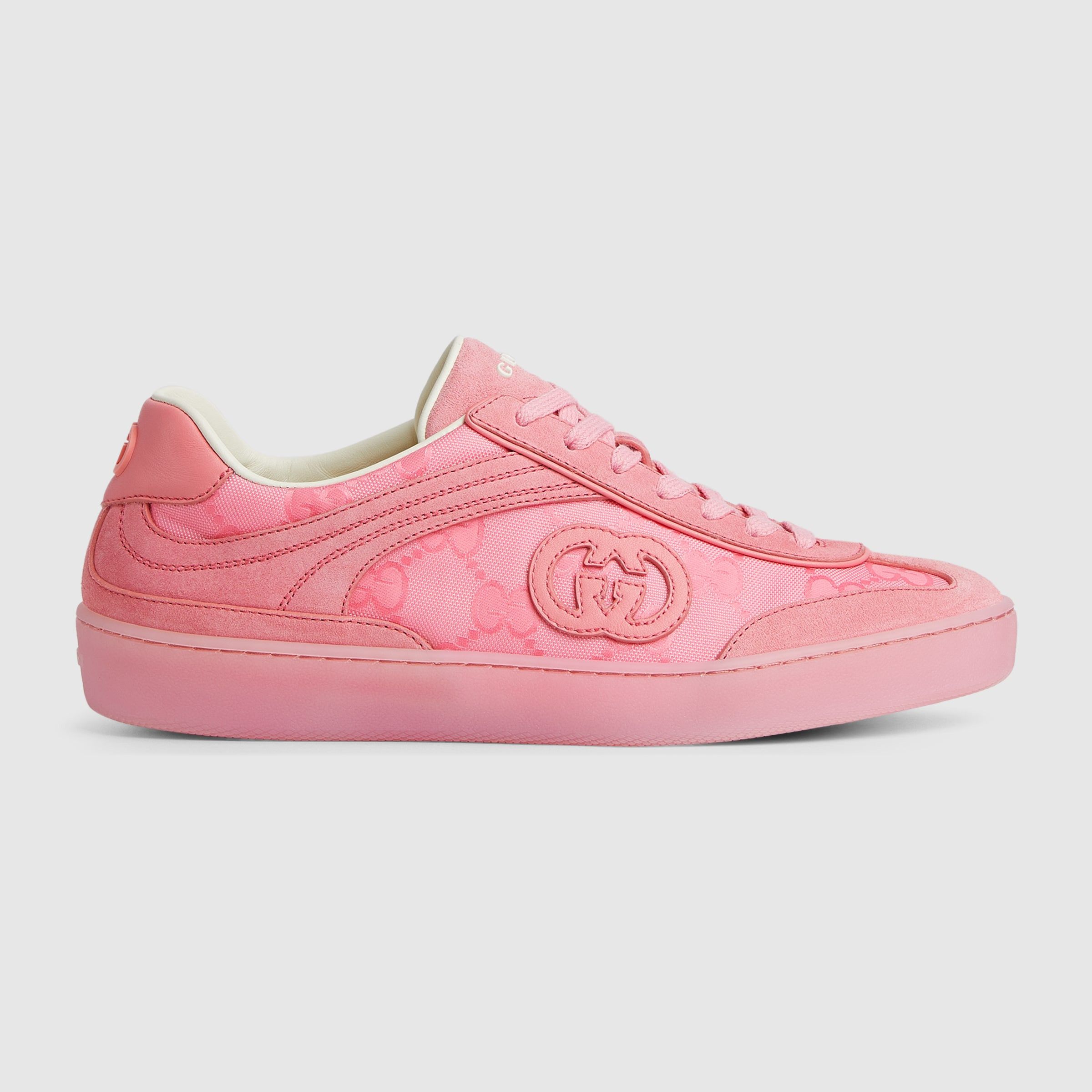Gucci o1loc1c0326 812656 Women's G75 Sneakers in Pink Size US 5 / IT 35 - 1 Thumbnail