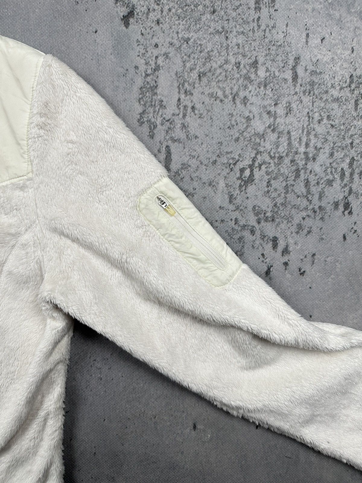 Nike ACG Nike ACG Vintage Sherpa Teddy Fleece Jacket White Full Zip Size L / US 10 / IT 46 - 9 Thumbnail
