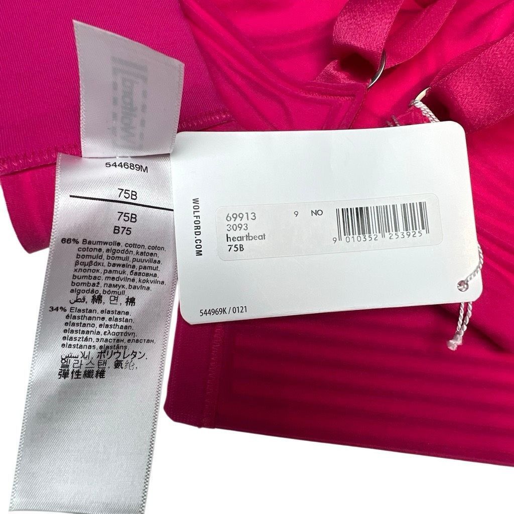 Wolford NWT Wolford Alita Sports Bra Fuchsia Pink 75B 34B Size S / US 4 / IT 40 - 10 Thumbnail