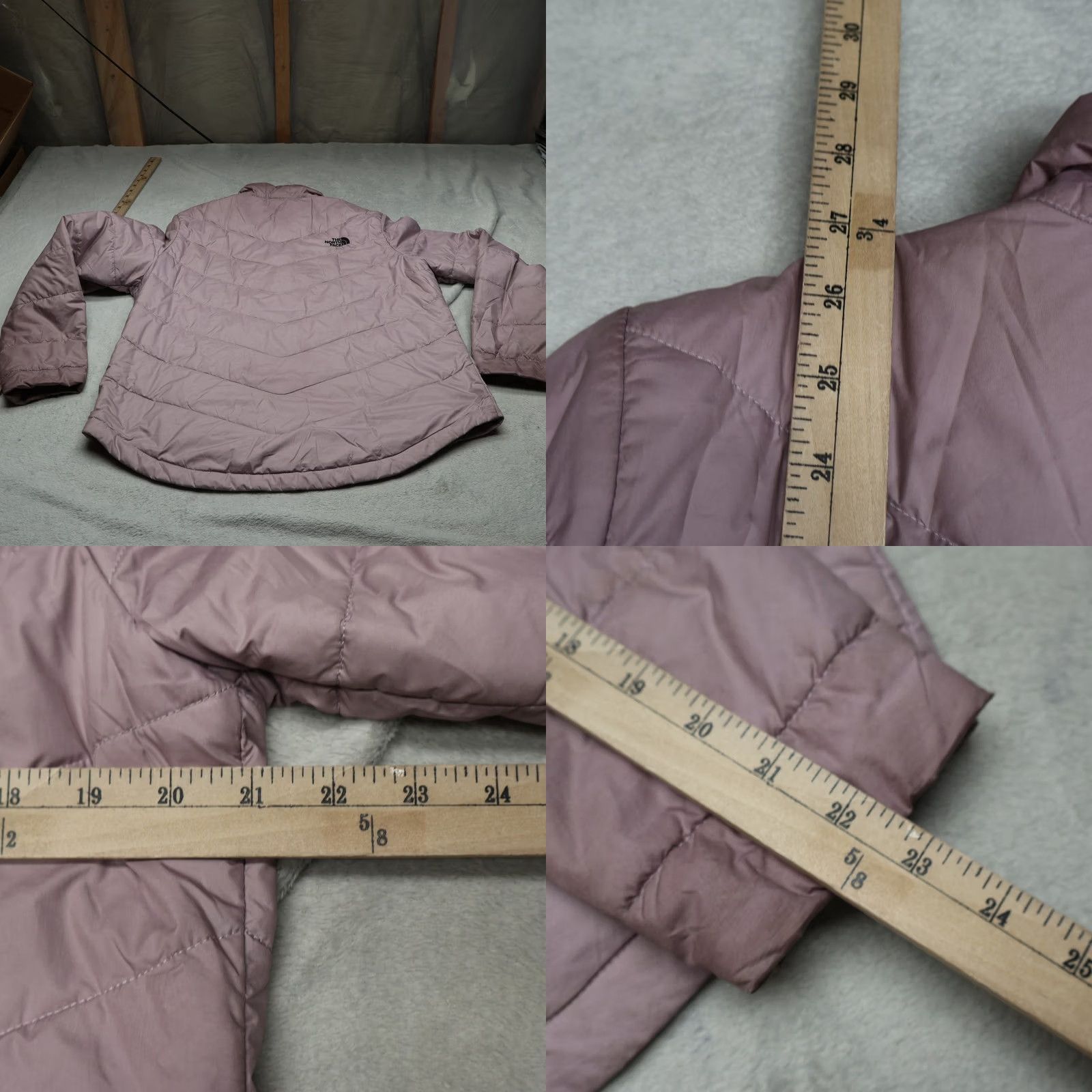The North Face The North Face Jacket Womens L Pink Full Zip Quilted Puffer Light Mauve Urban Outdoors Casual Travel Ladies Large Pink Venturer Size L / US 10 / IT 46 - 9 Thumbnail