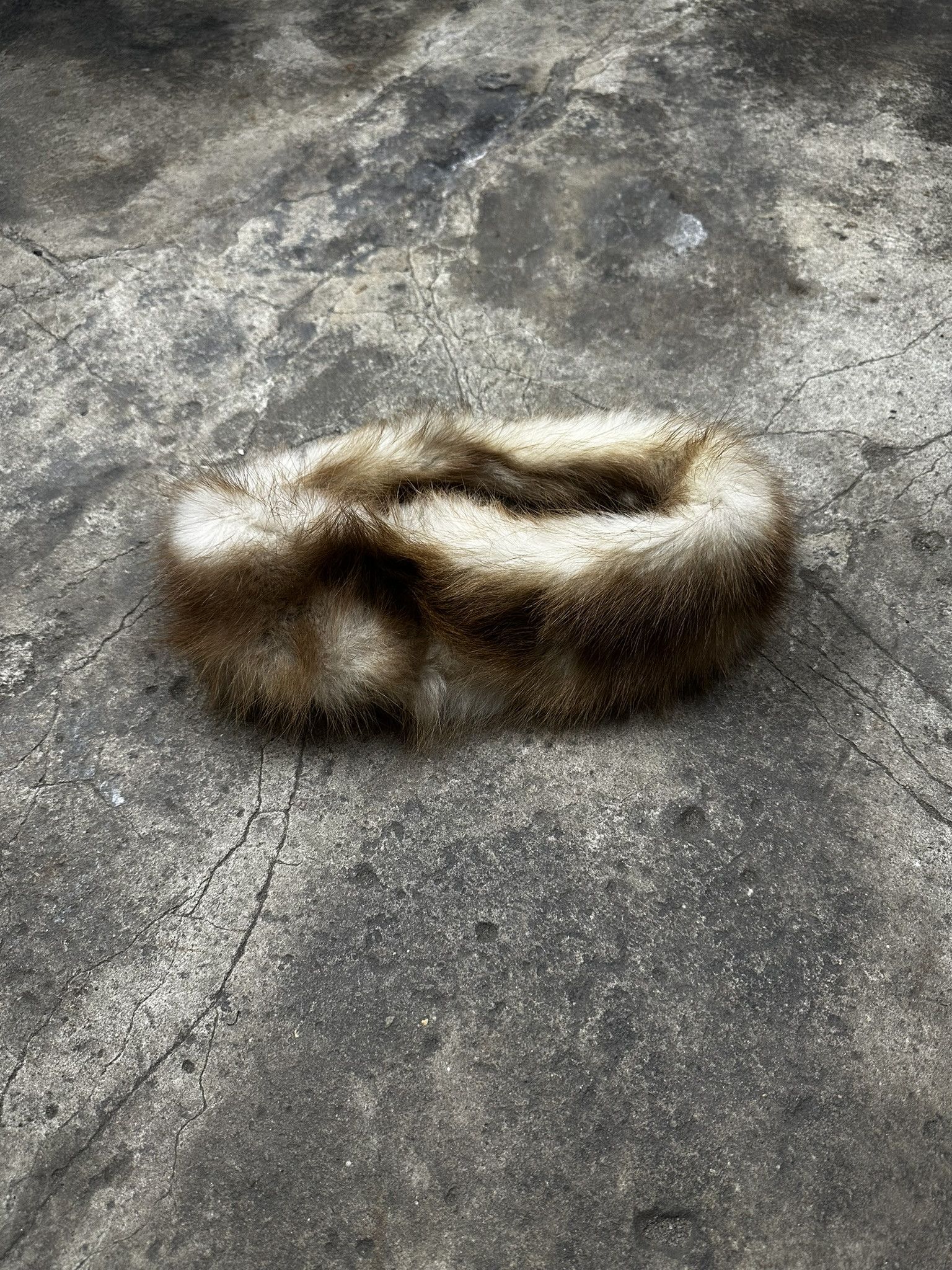 Other Vintage Y2k Real Mink Fur Headband Size ONE SIZE - 1 Thumbnail