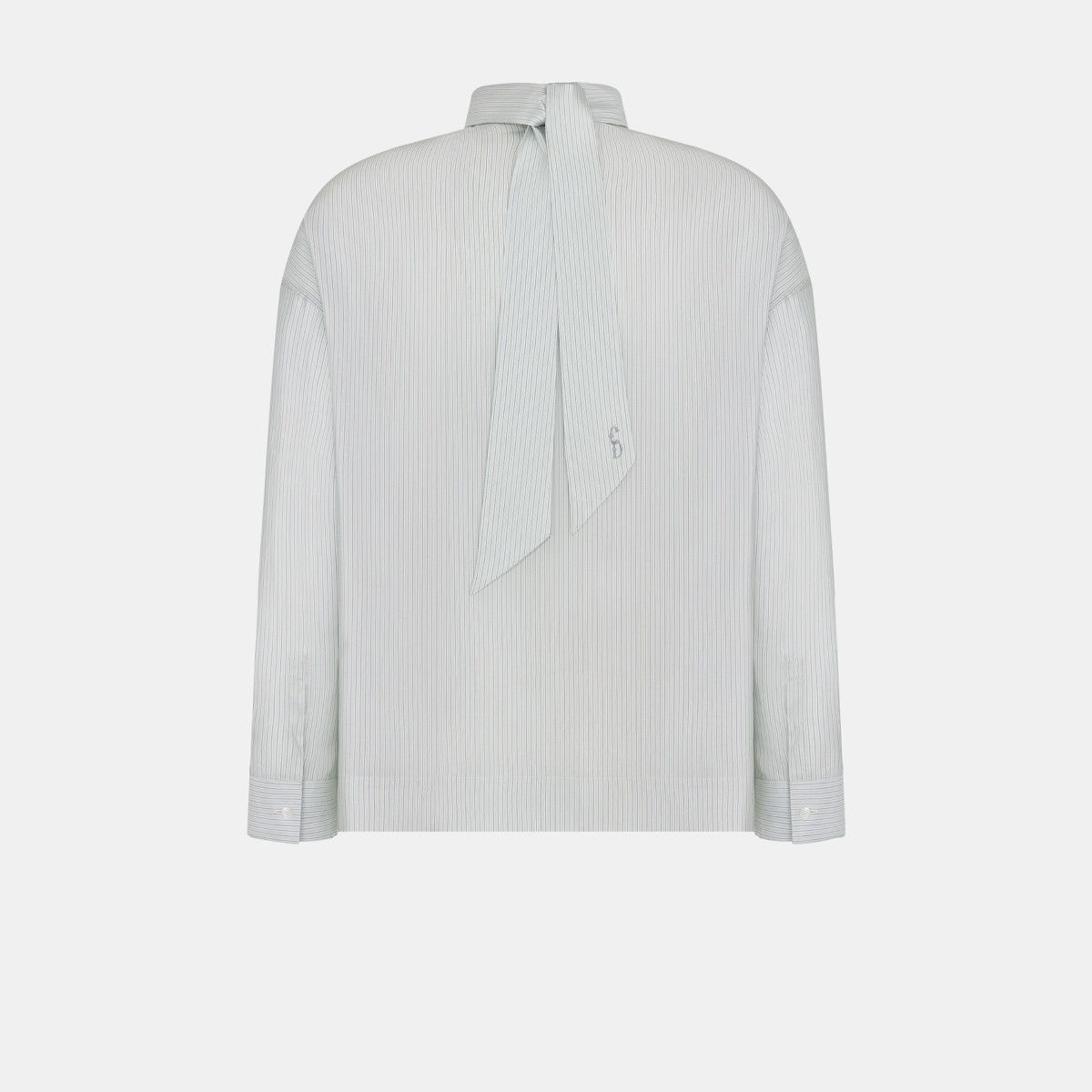 Dior o1bcso1str0125 Shirt with Tied Detail in White Size US XL / EU 56 / 4 - 2 Thumbnail
