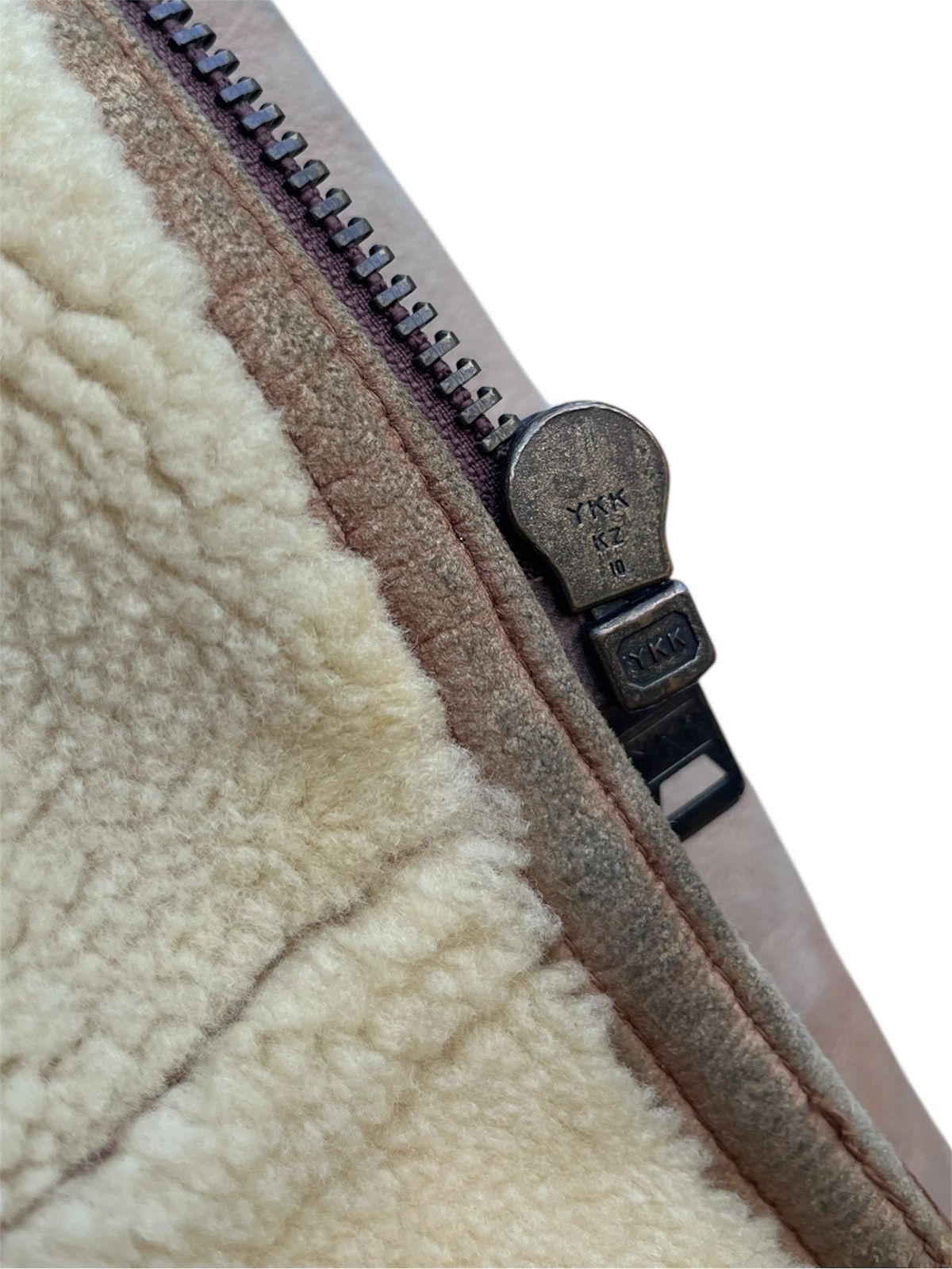 Genuine Leather × Japanese Brand × Leather Ohfesta Sheepskin Shearling Flight Jacket Size US M / EU 48-50 / 2 - 16 Thumbnail
