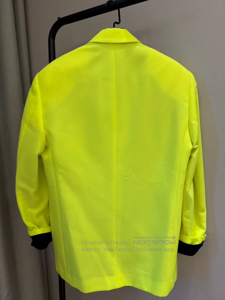 Vetements Vetements Neon Yellow Women's Blazer Size XS / US 0-2 / IT 36-38 - 5 Thumbnail