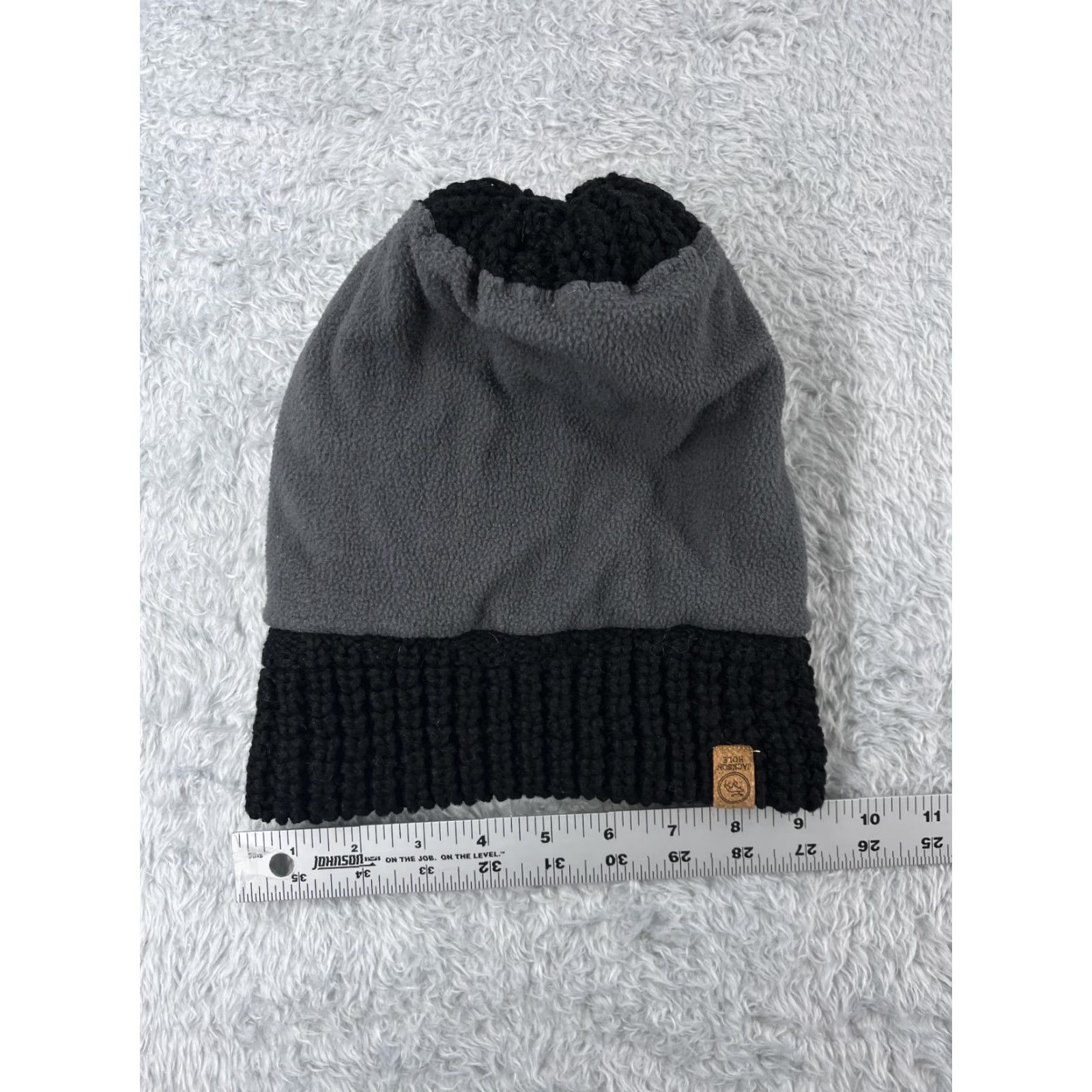 Sunray Sportswear Jackson Hole Beanie Womens One Size Black Cable Knit Acrylic Lined Pom Size ONE SIZE - 5 Thumbnail