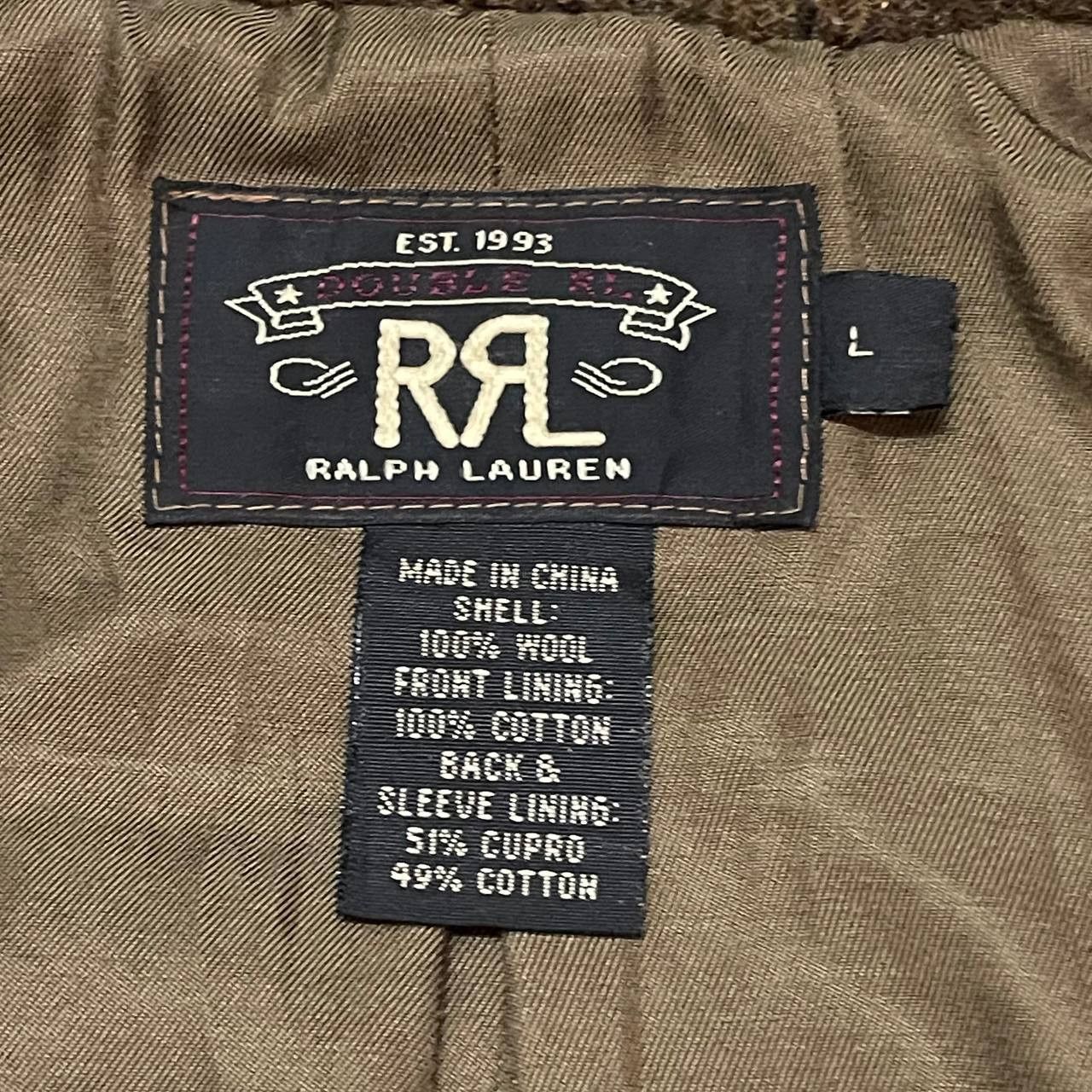 RRL Ralph Lauren Double RL RRL Ralph Lauren Wool Belted Overcoat Brown Size US L / EU 52-54 / 3 - 11 Thumbnail