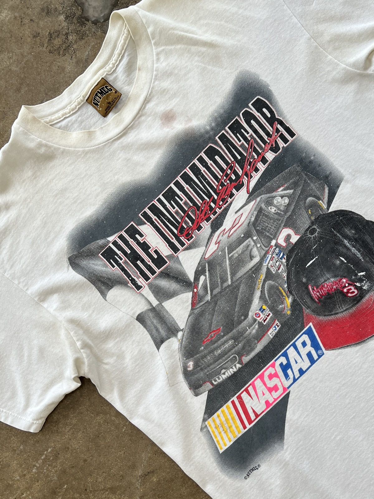 NASCAR Vintage NASCAR Dale Earnhardt The Intimidator Nutmeg Large Size US L / EU 52-54 / 3 - 1 Thumbnail