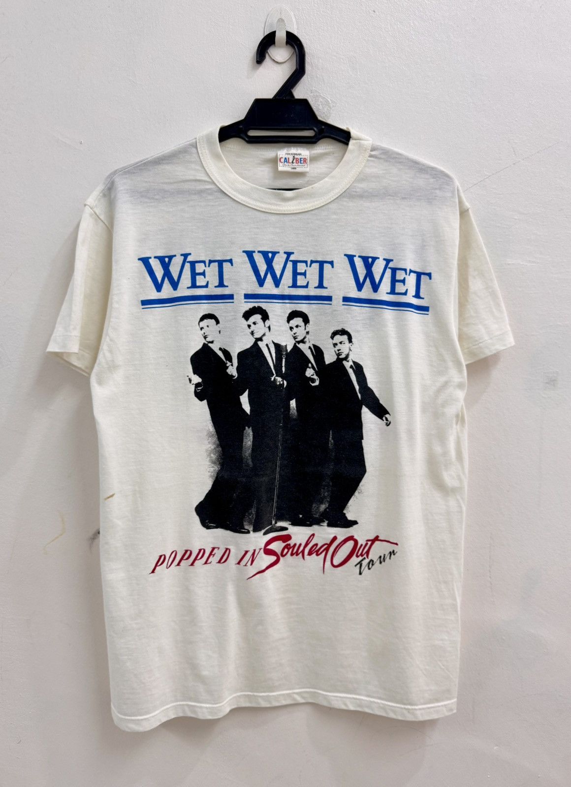 Band Tees Vtg Wet Wet Wet Band..Popped In Souled Out Tour 1987 Size US L / EU 52-54 / 3 - 1 Thumbnail