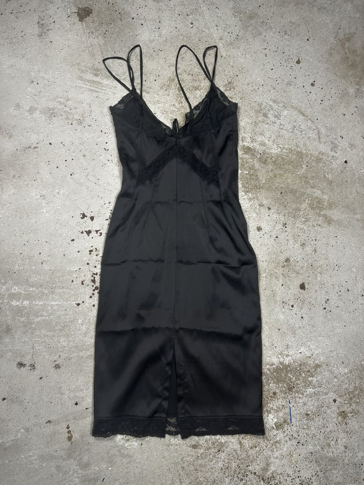 Dolce & Gabbana 2001 Dolce & Gabbana Black Corset Lace Up Bra Dress Size M / US 6-8 / IT 42-44 - 3 Thumbnail