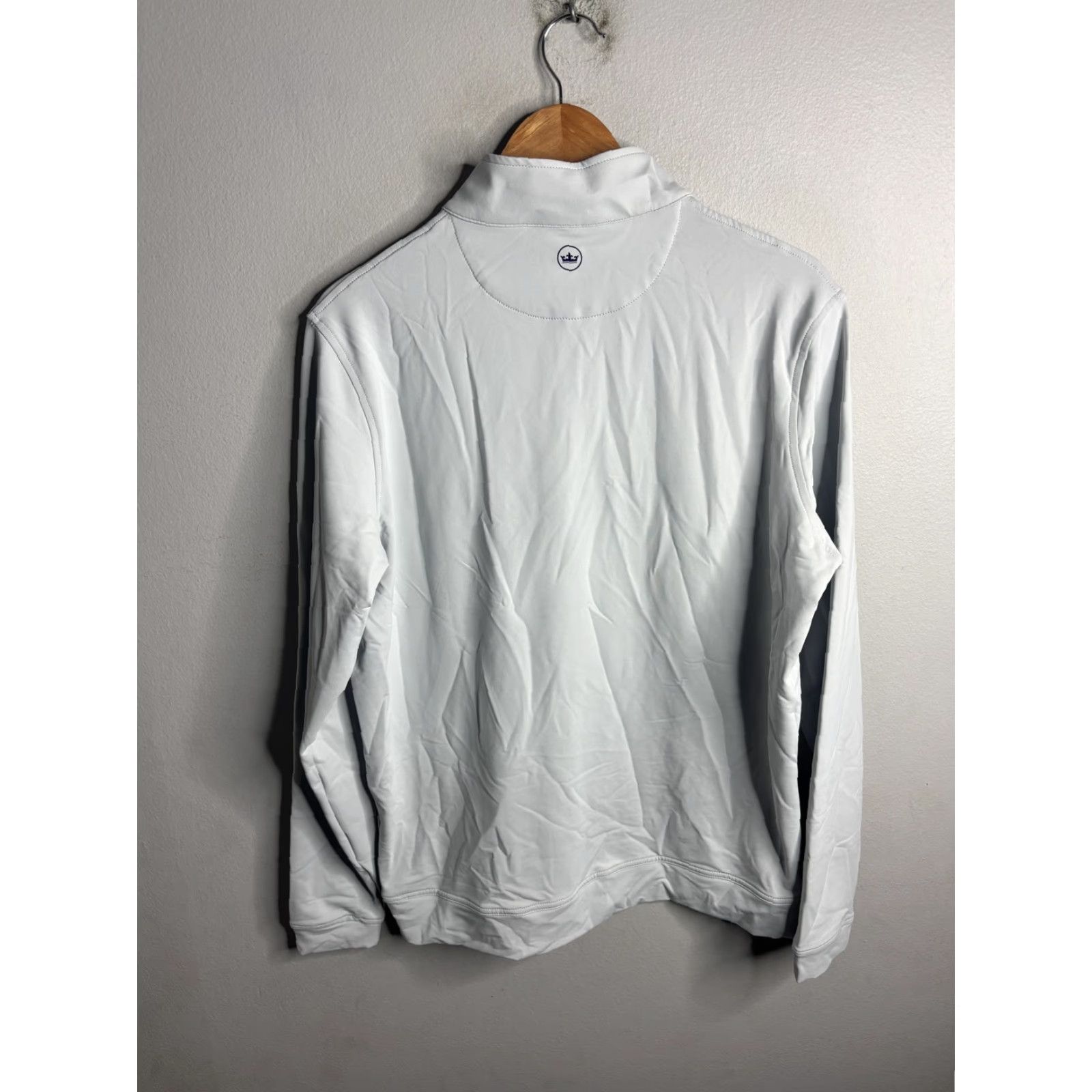 Peter Millar Peter Millar Pullover Mens M White 1/4 Zip Golf Delta Hire Logo Layer Size US M / EU 48-50 / 2 - 5 Thumbnail