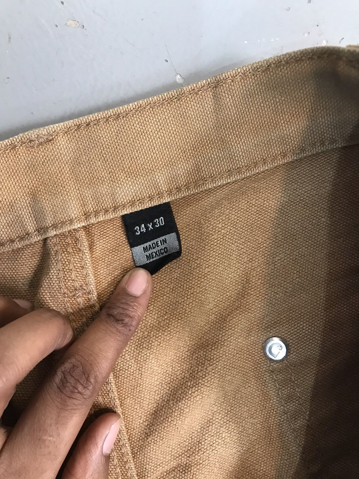 Carhartt × Vintage Vintage Carhartt B136 BRN double knee denim Size US 34 / EU 50 - 7 Thumbnail
