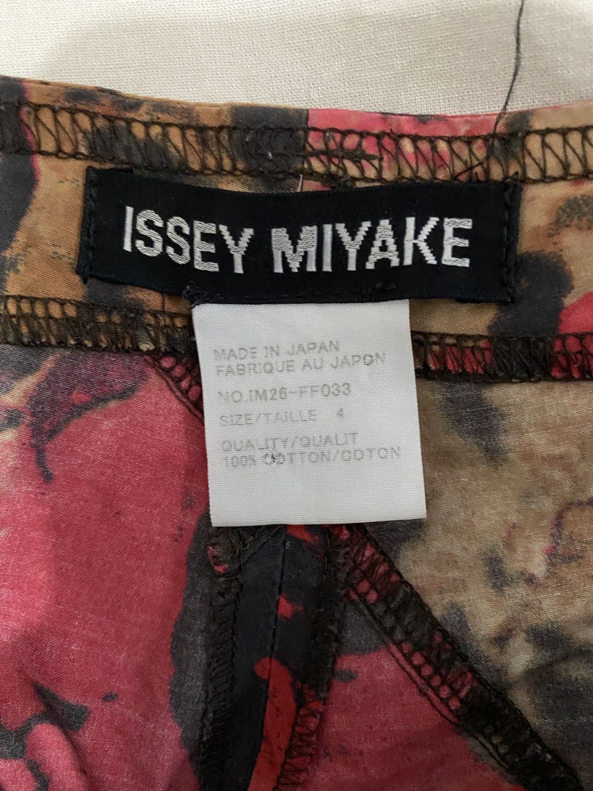Issey Miyake Issey Miyake Printed Flared Pants Size US 28 / EU 44 - 3 Thumbnail