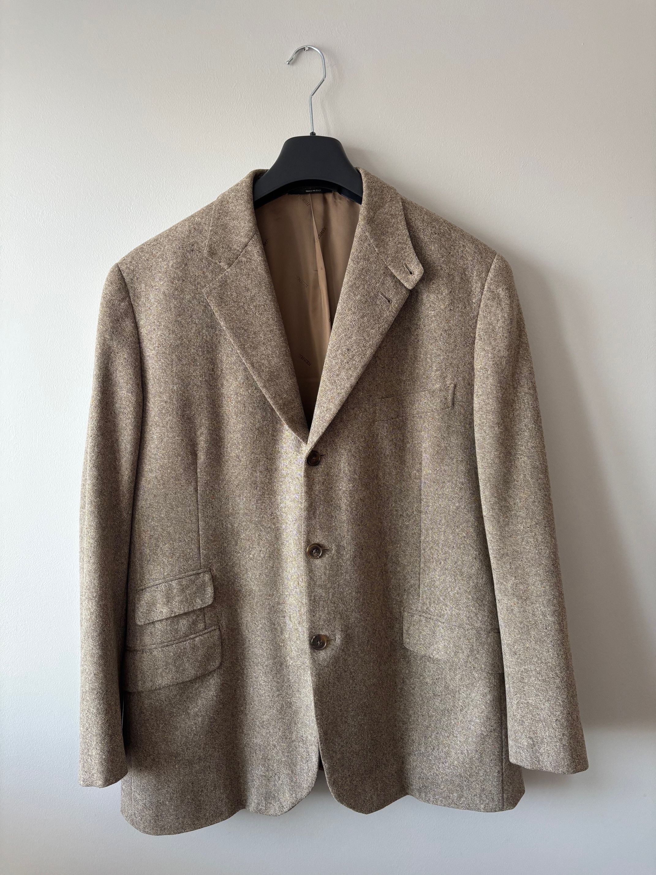 Hermes Hermès Wool Cashmere Tailored Blazer Size 44L - 1 Thumbnail