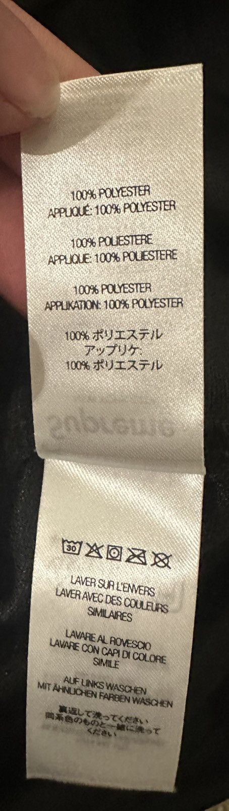 Supreme SUPREME CHOSEN ONE JERSEY BLACK SIZE LARGE Size US L / EU 52-54 / 3 - 12 Thumbnail