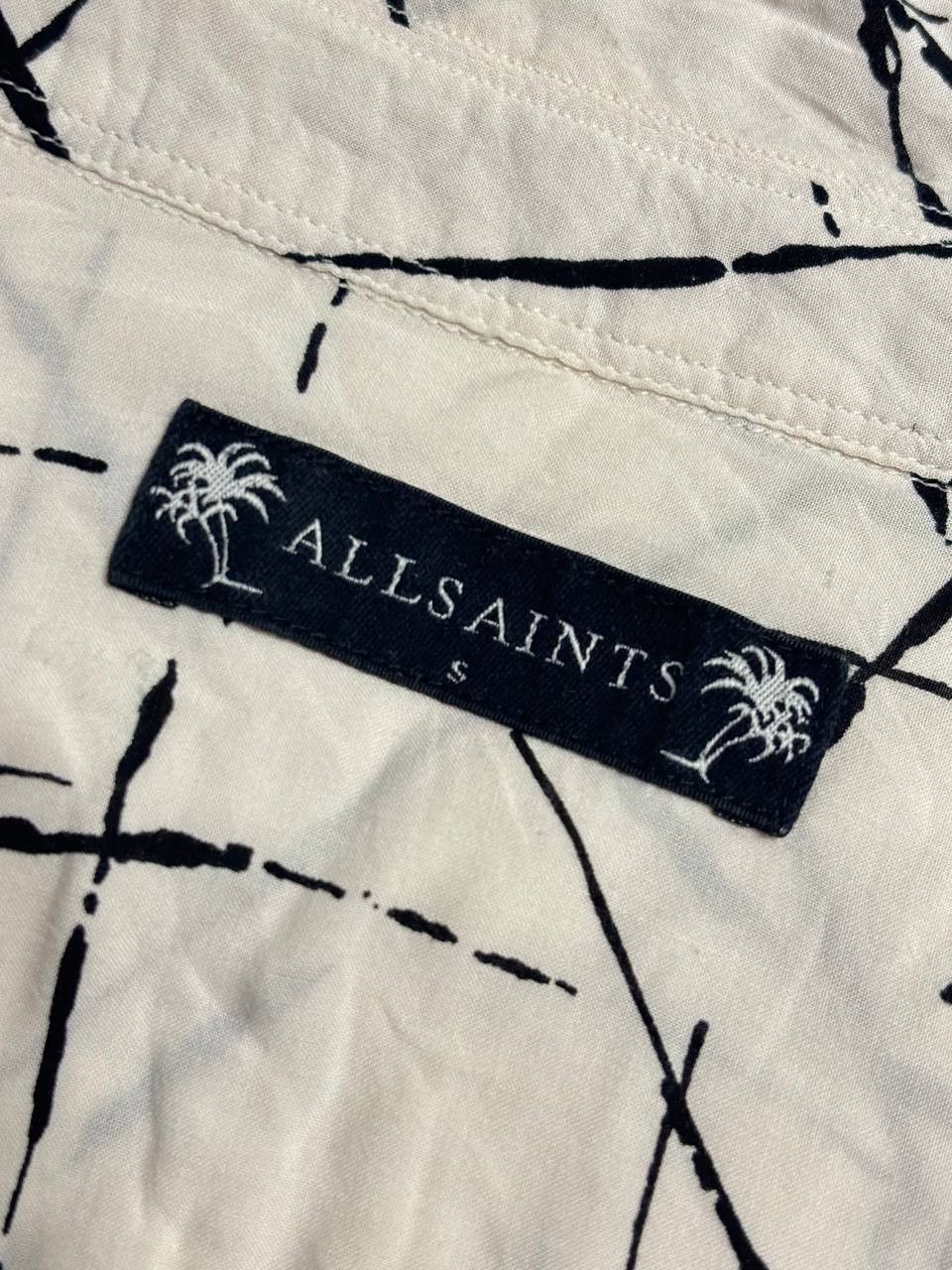 Allsaints Allsaints Burma Viscose Printed Camp Collar Shirt Size US S / EU 44-46 / 1 - 4 Thumbnail