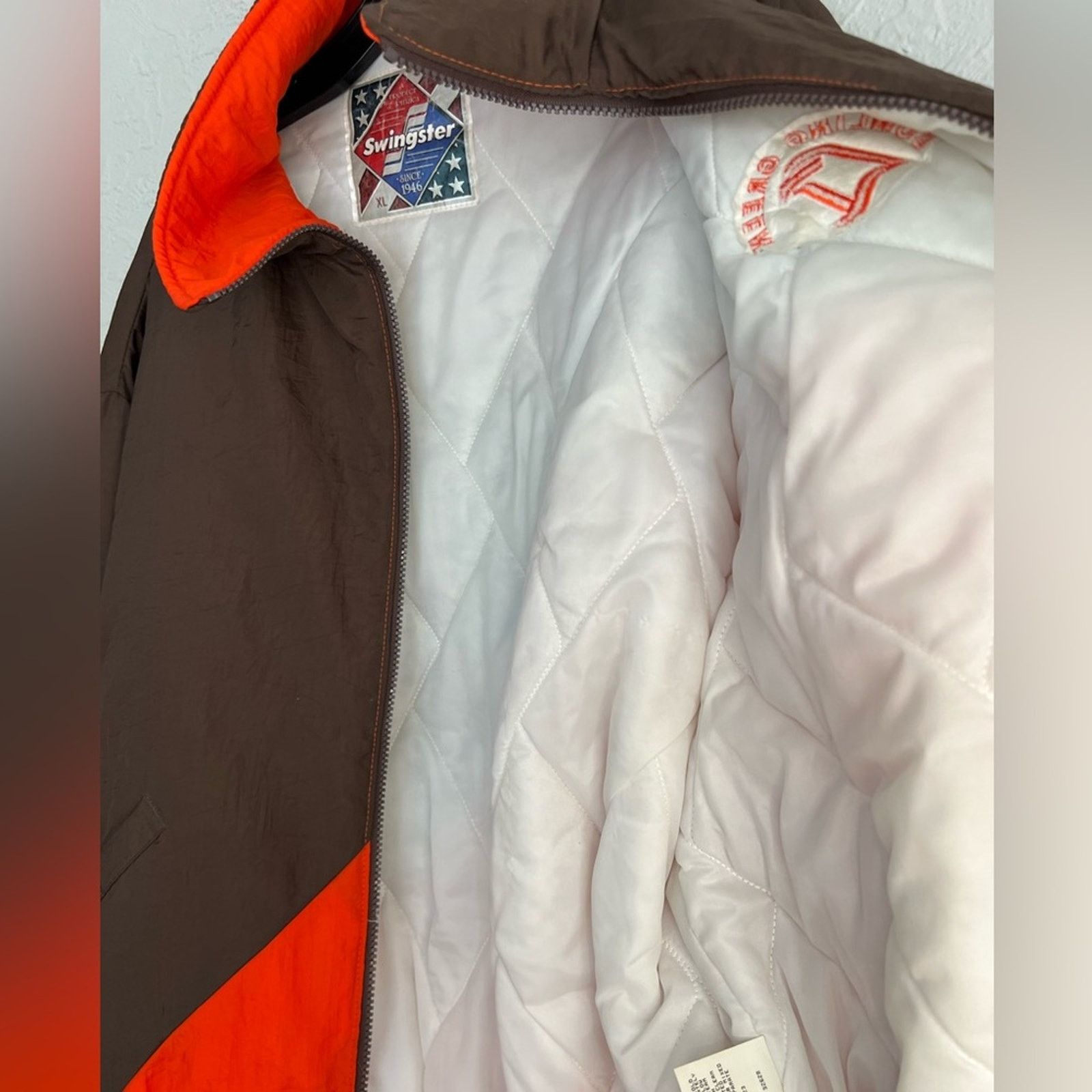 Swingster Vintage 80’s SWINGSTER Bowling Green Falcons Bomber Jacket Size US XL / EU 56 / 4 - 8 Thumbnail