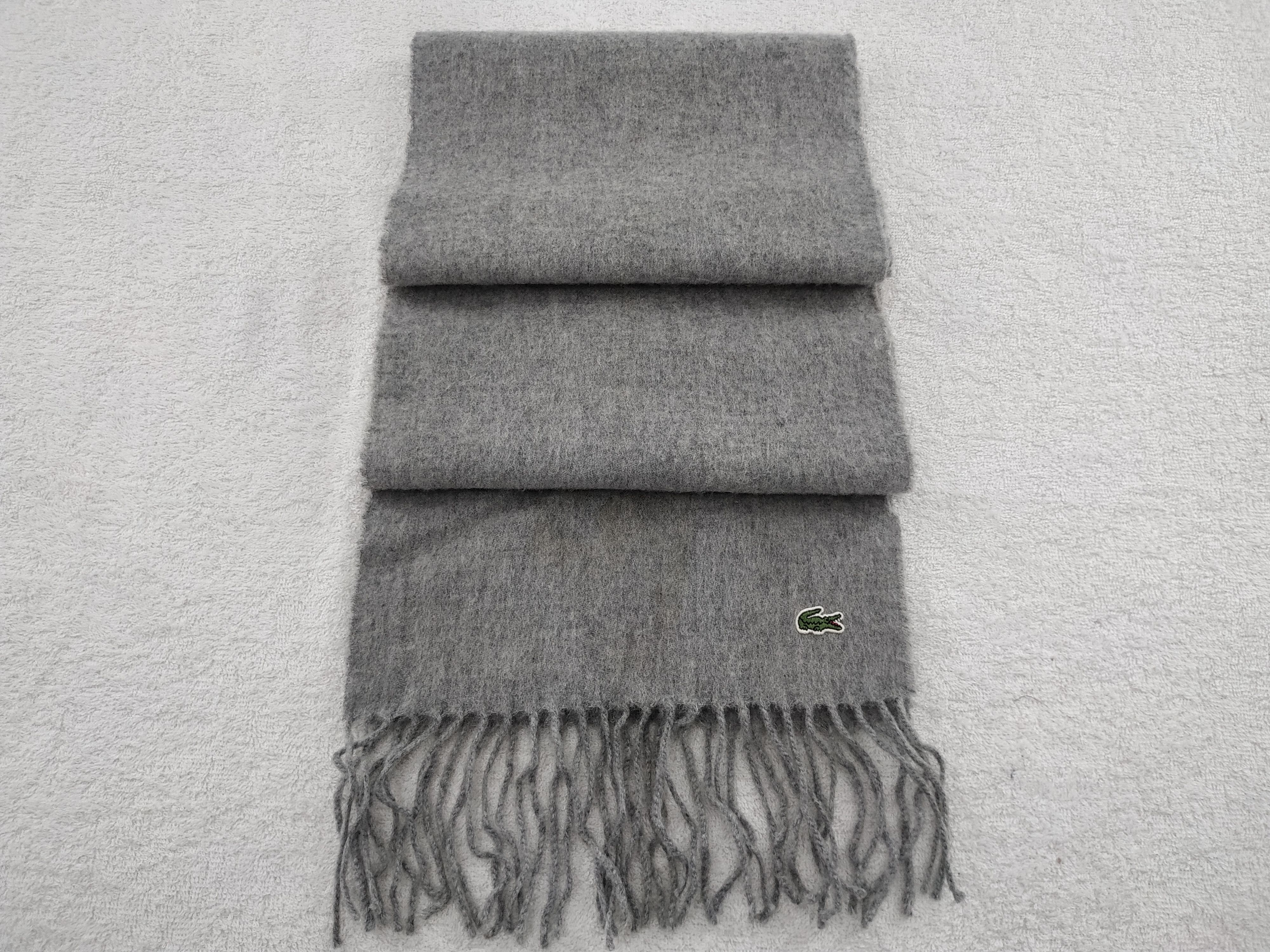 Lacoste Vintage Lacoste Scarf/Muffler/Neckwear MF486 Size ONE SIZE - 2 Thumbnail