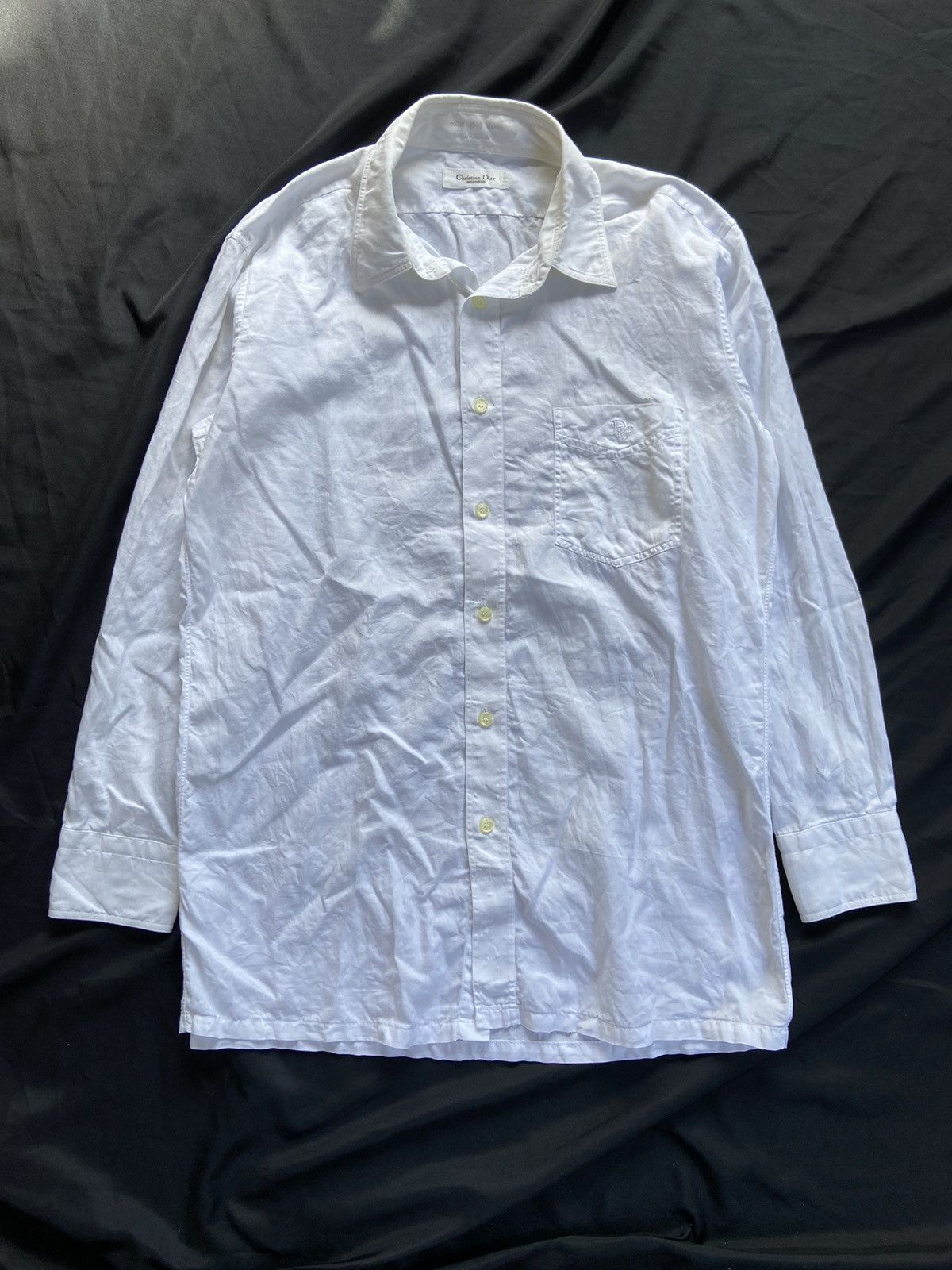 Christian Dior Monsieur × Vintage VINTAGE CHRISTIAN DIOR 2 IN 1 CASUAL BUTTON SHIRT Size US XL / EU 56 / 4 - 10 Thumbnail