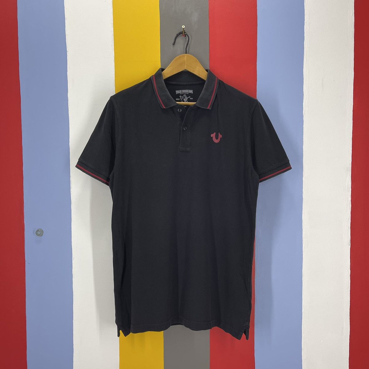 True Religion TRUE RELIGION Polo T Shirt #1434/AX Size US L / EU 52-54 / 3 - 3 Thumbnail