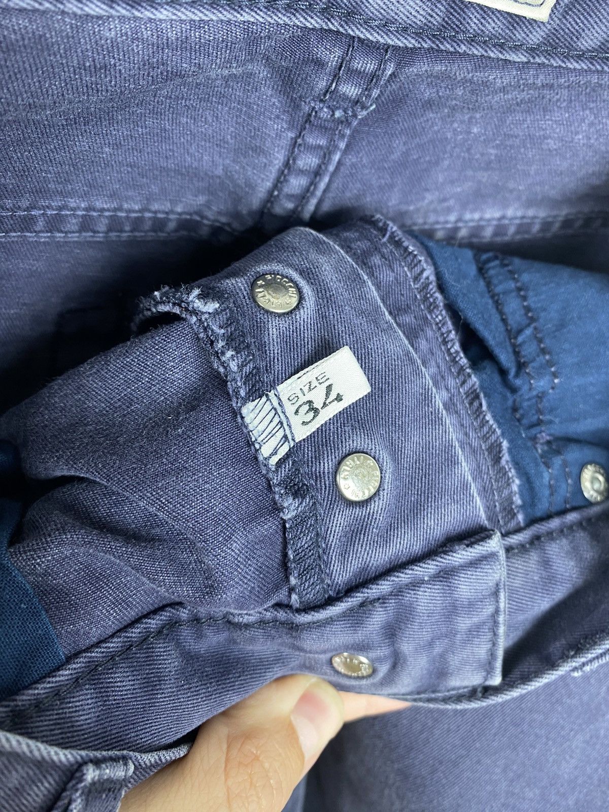 Armani Armani Jeans Vintage Men Denim Pants Navy Cotton size 34 Size US 34 / EU 50 - 9 Thumbnail