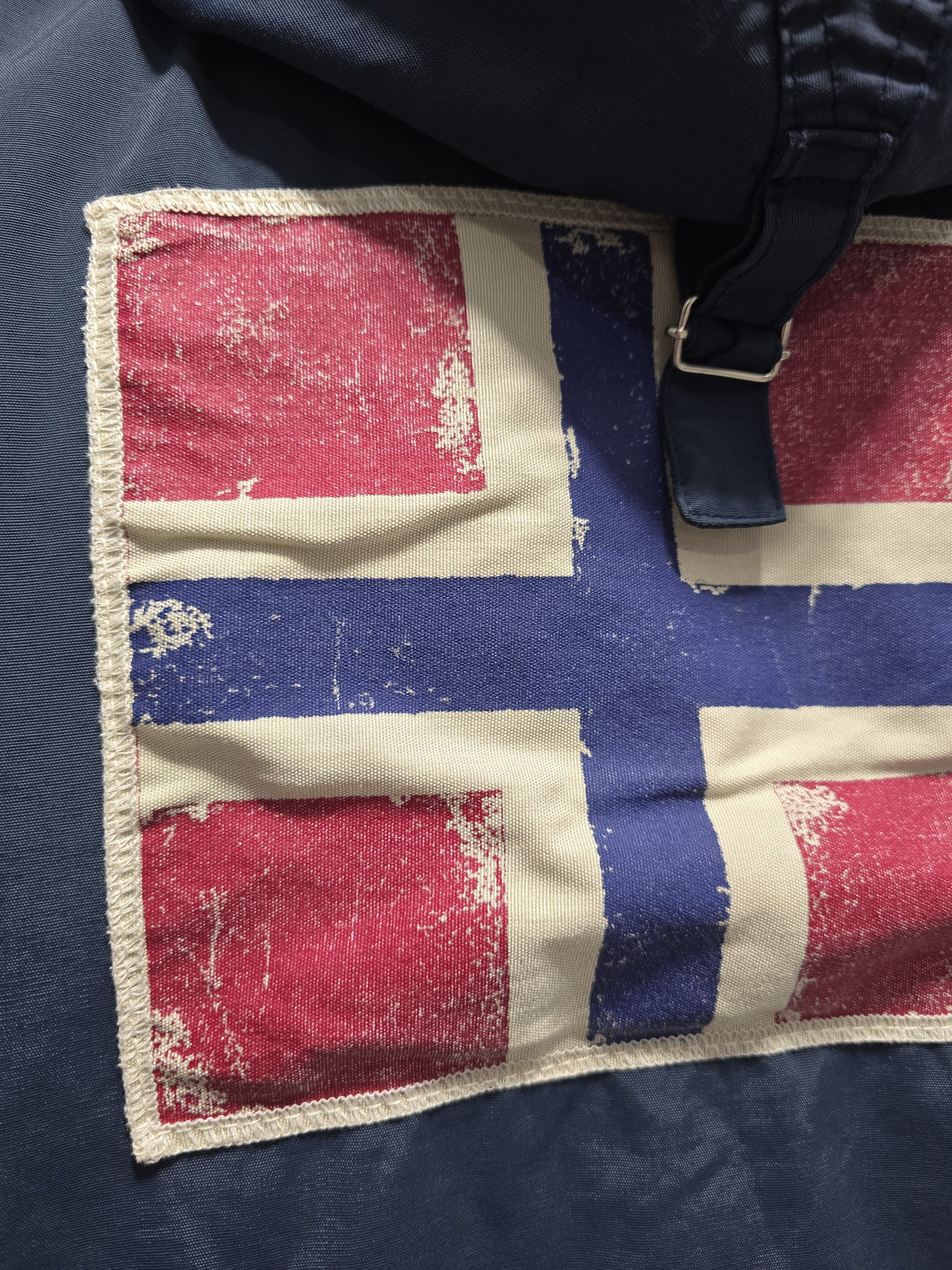 Napapijri NAPAPIJRI Geographic anorak jacket VINTAGE RARE excellent Size US L / EU 52-54 / 3 - 13 Thumbnail