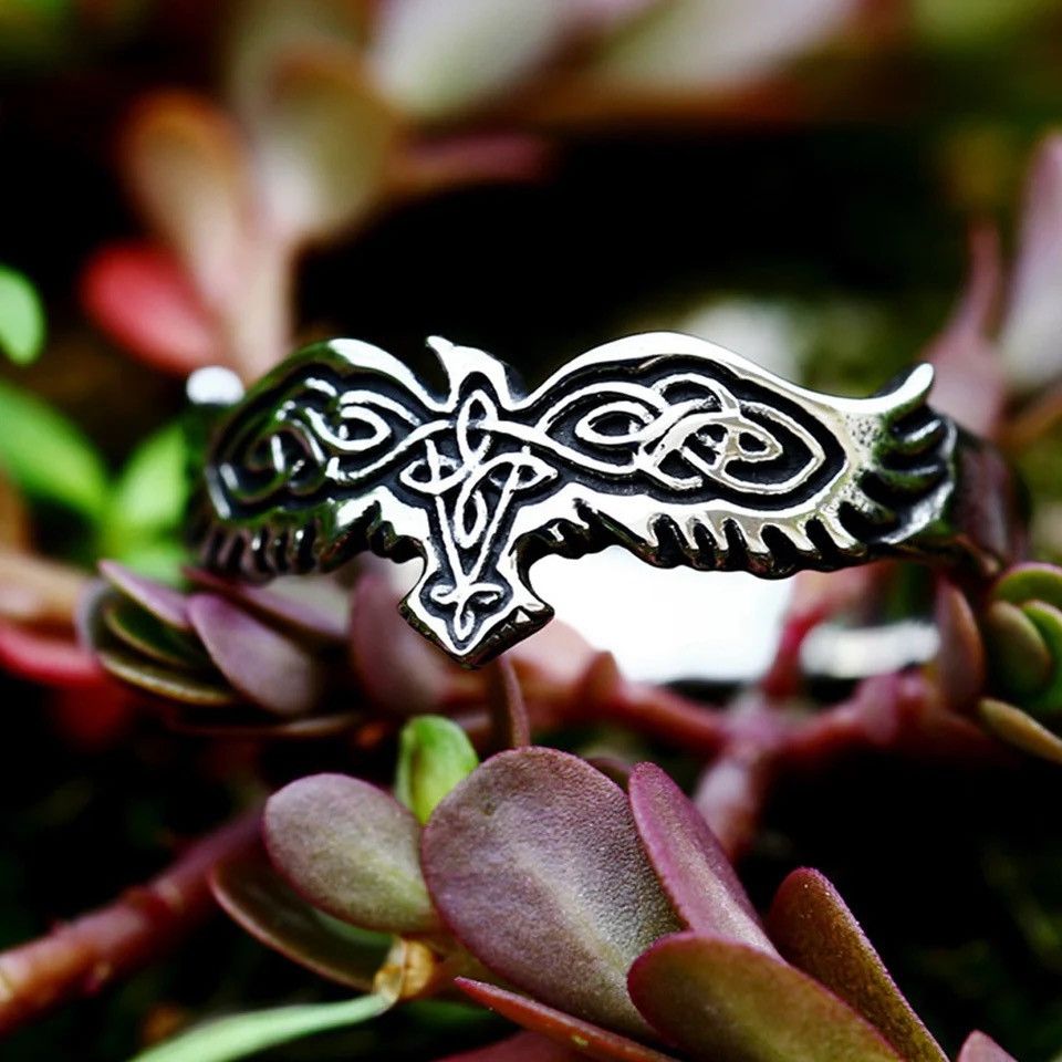 Jewelry × Vintage Simple Nordic Viking Celtic Knot Ring Size ONE SIZE - 4 Thumbnail