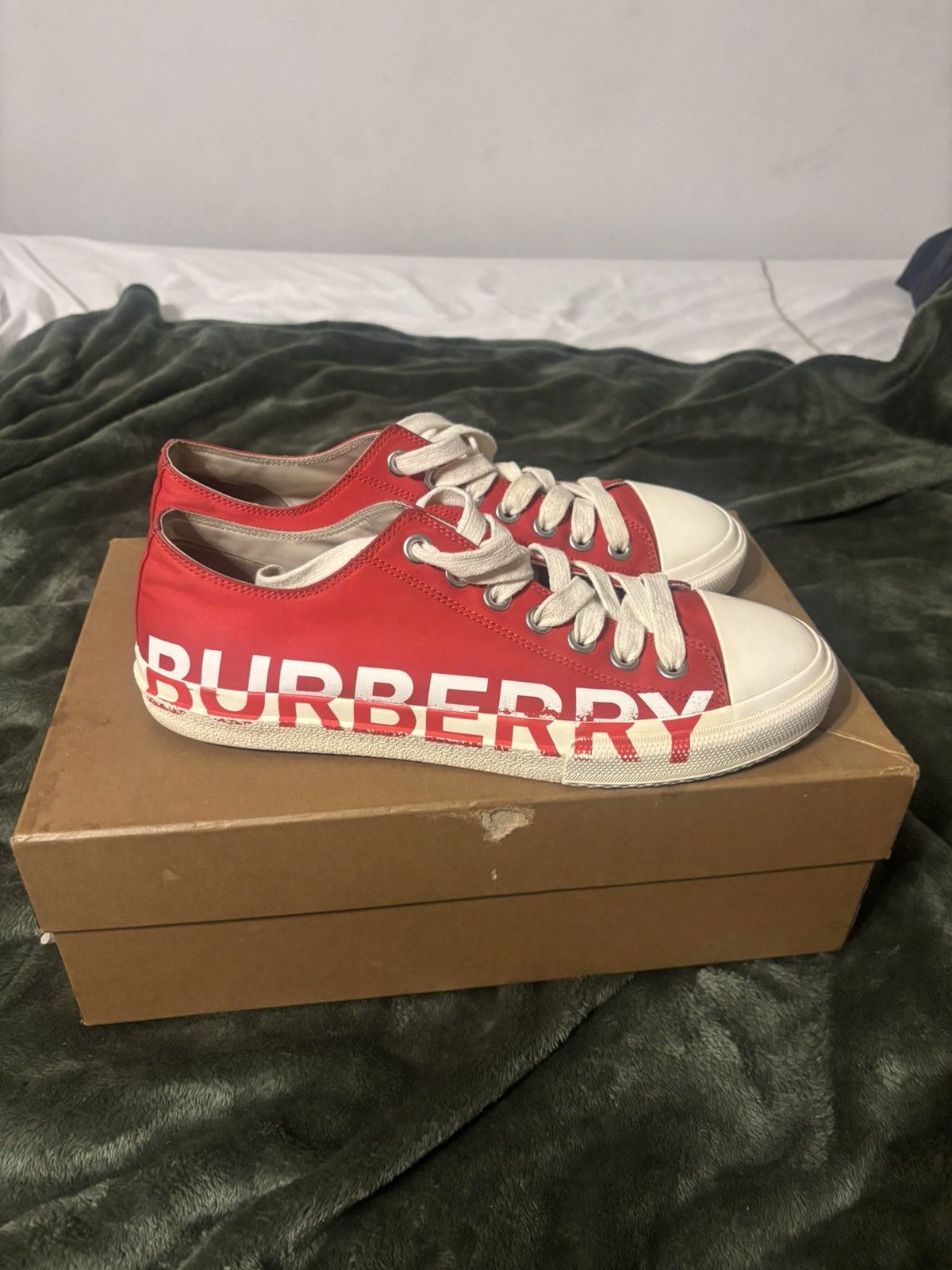 Burberry Burberry Logo Print Sneaker Size US 9.5 / EU 42-43 - 3 Thumbnail
