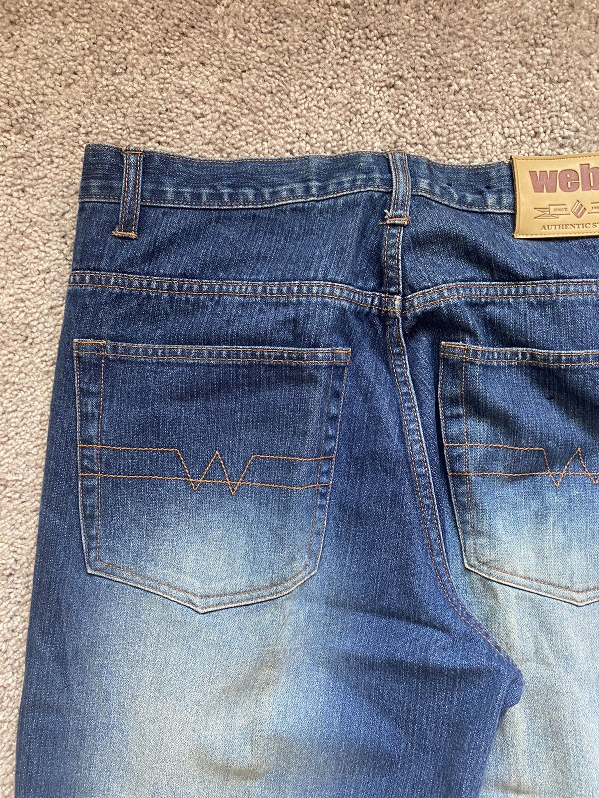JNCO × Vintage Vintage Y2K Webs Baggy Fit Jeans 34x32 Size US 34 / EU 50 - 6 Thumbnail