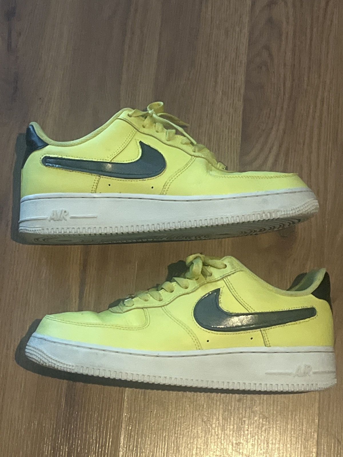 Nike Yellow Air Force 1 Size US 9.5 / EU 42-43 - 6 Thumbnail
