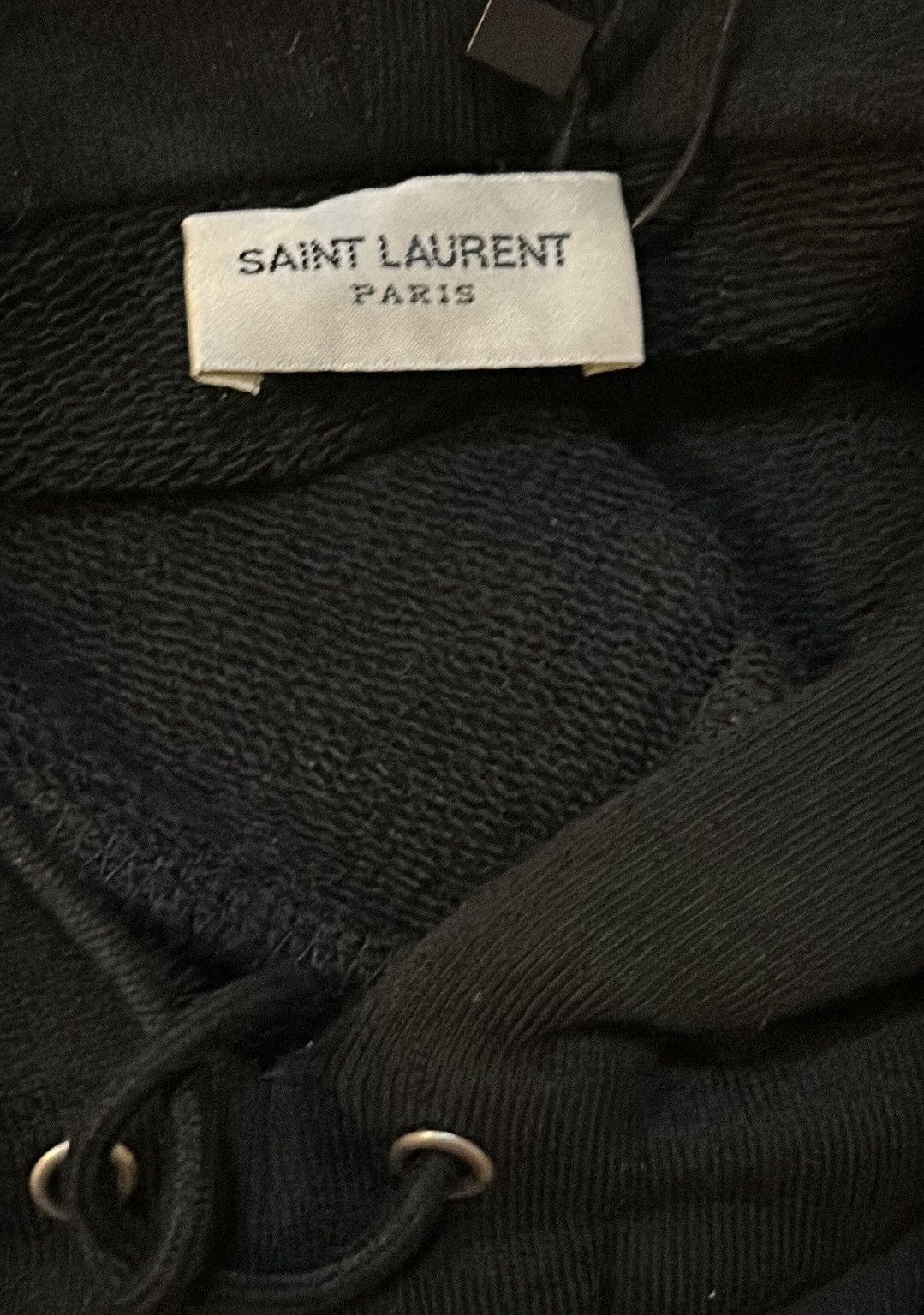 Saint Laurent Paris SAINT LAURENT Rive Gauche Jersey Hoodie size S Size S / US 4 / IT 40 - 10 Thumbnail