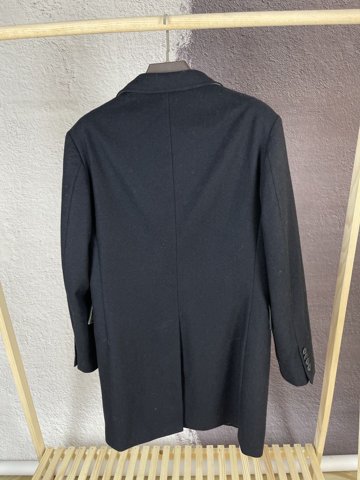 Boggi Boggi Milano navy wool 3 button dress coat Size US M / EU 48-50 / 2 - 10 Thumbnail