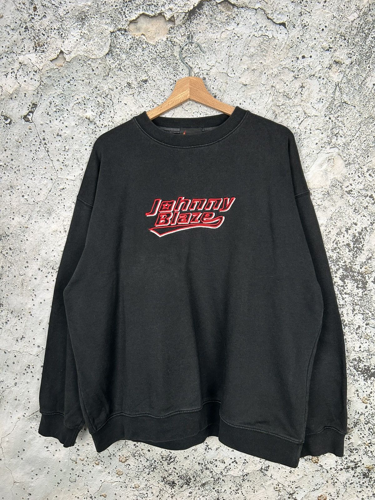Vintage Johnny Blaze Rap Baggy Crewneck Streetwear Skate Archive 90s Size US XL / EU 56 / 4 - 1 Thumbnail