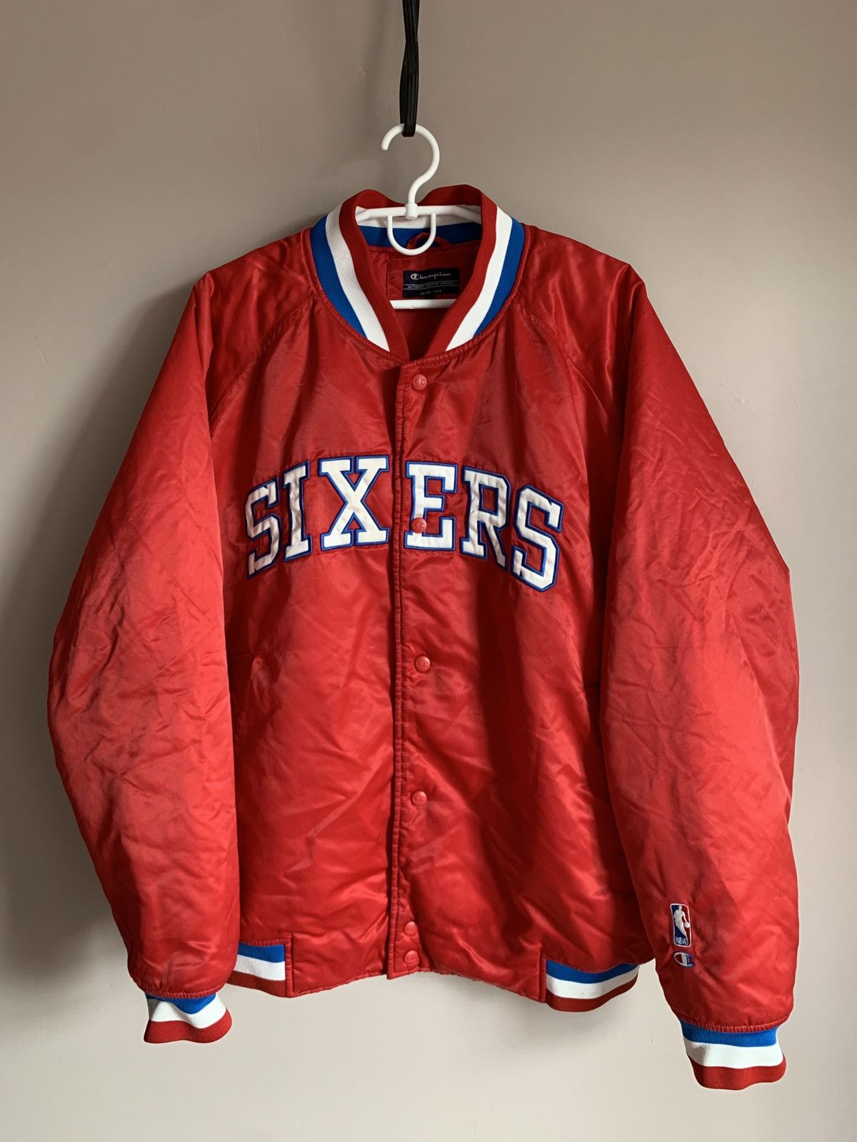 Champion Philadelphia 76ers Sixers Basketball Jacket NBA Champion L Size US L / EU 52-54 / 3 - 1 Thumbnail